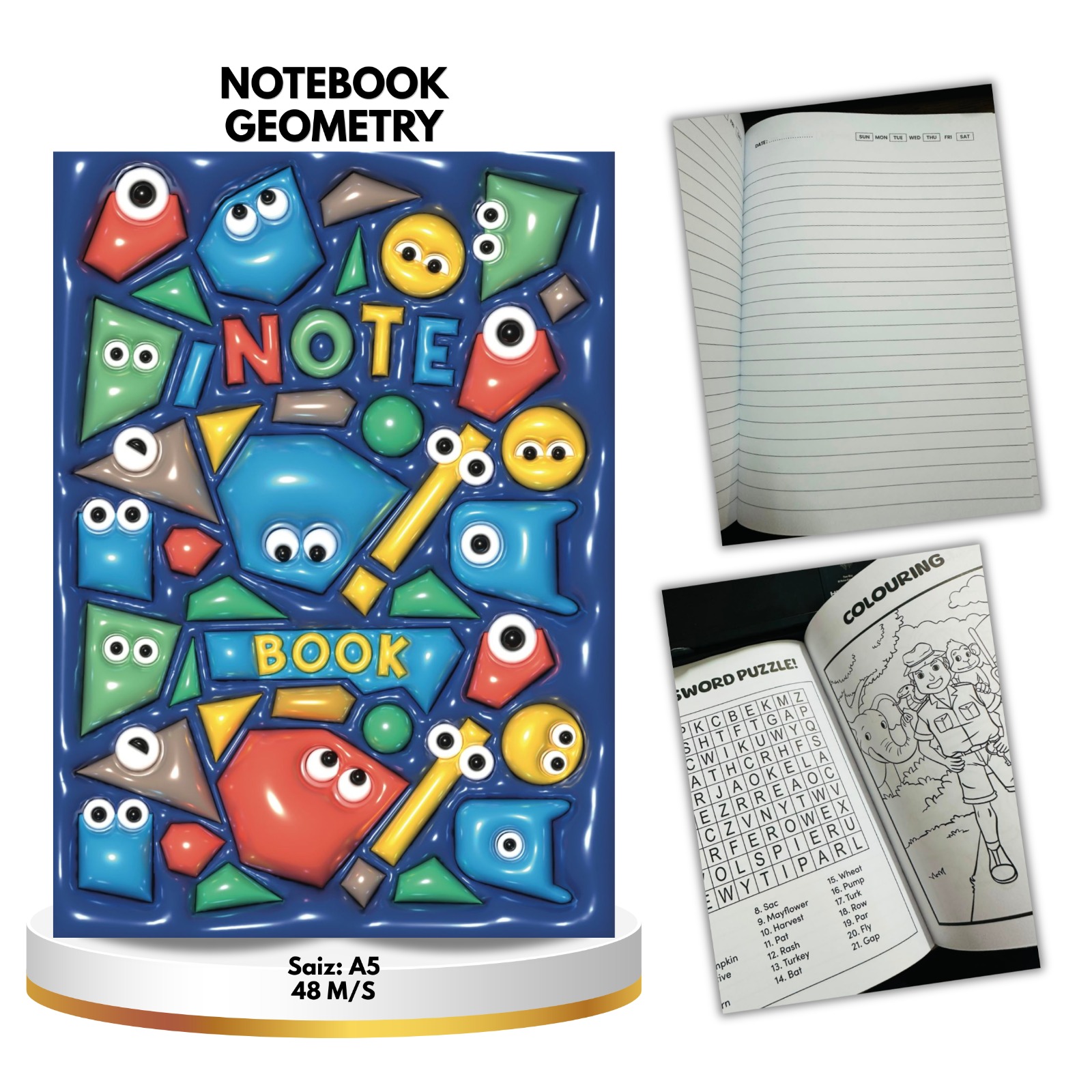 Buku Notebook - Geometry