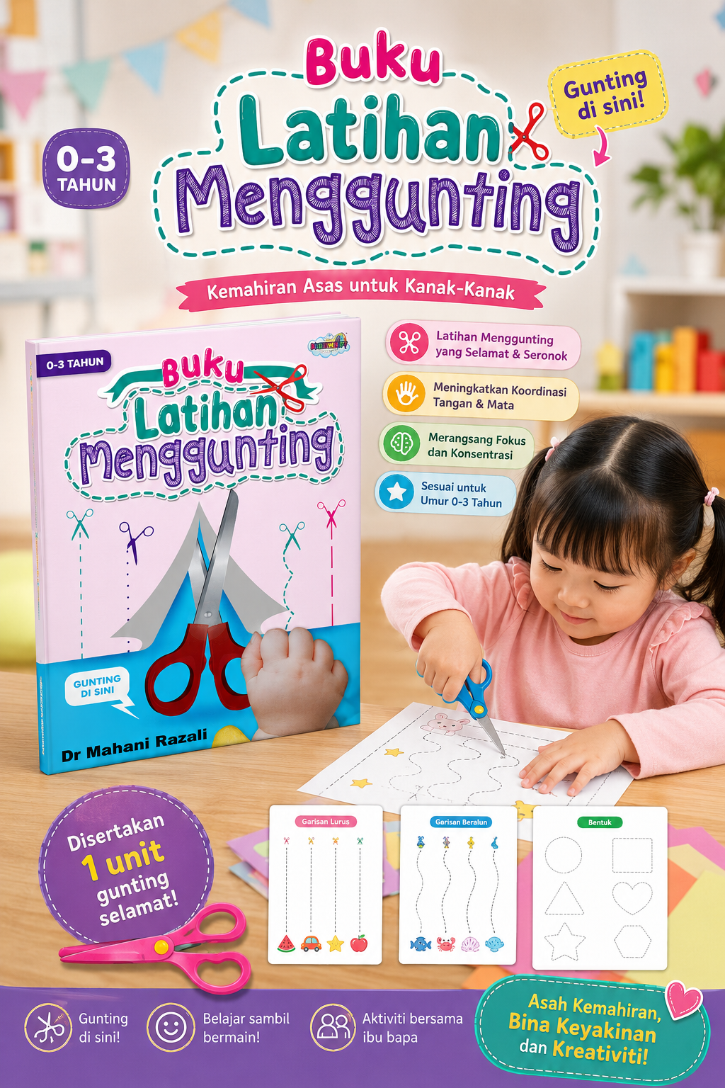Buku Latihan Menggunting & Gunting