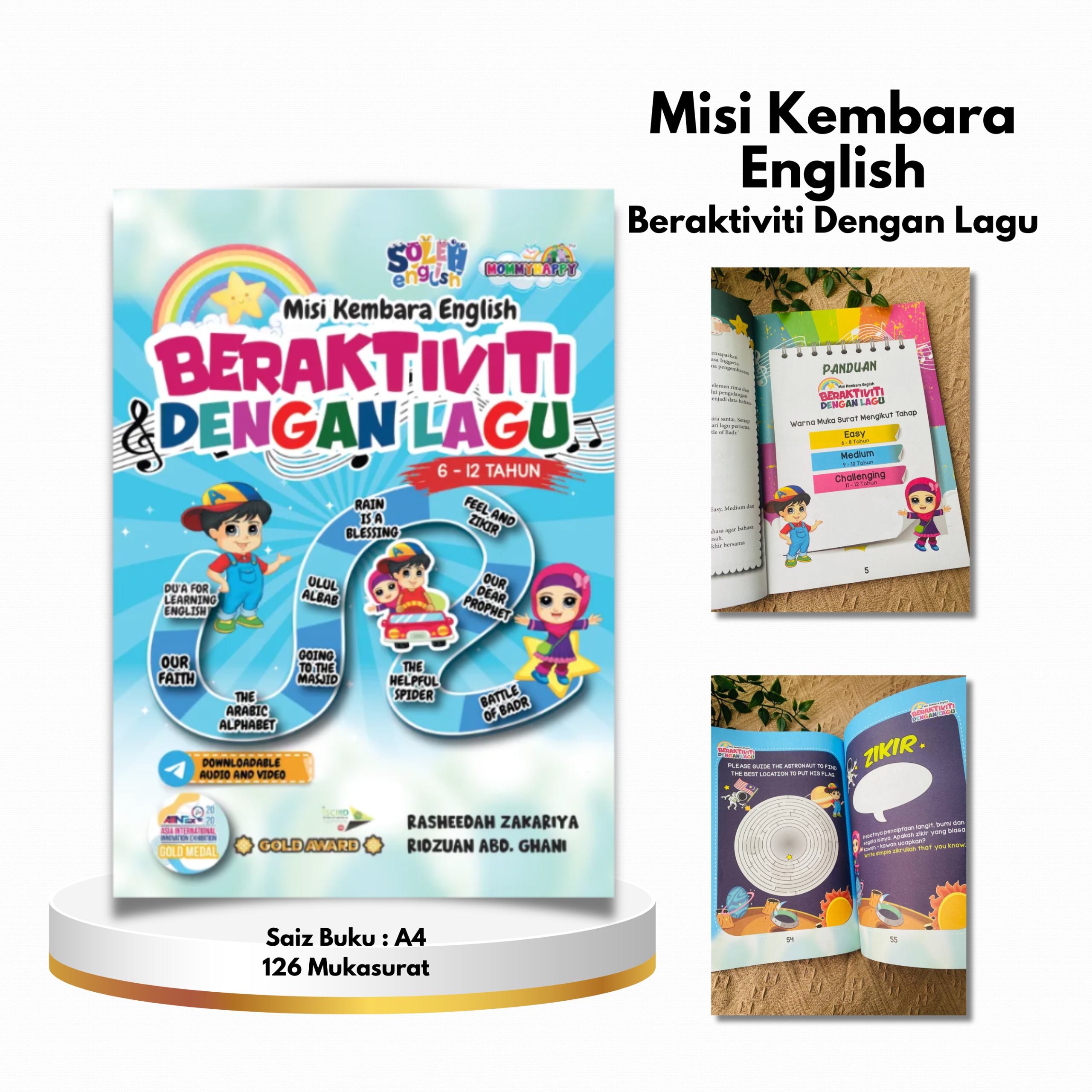 Buku Misi Kembara English Beraktiviti dengan Lagu