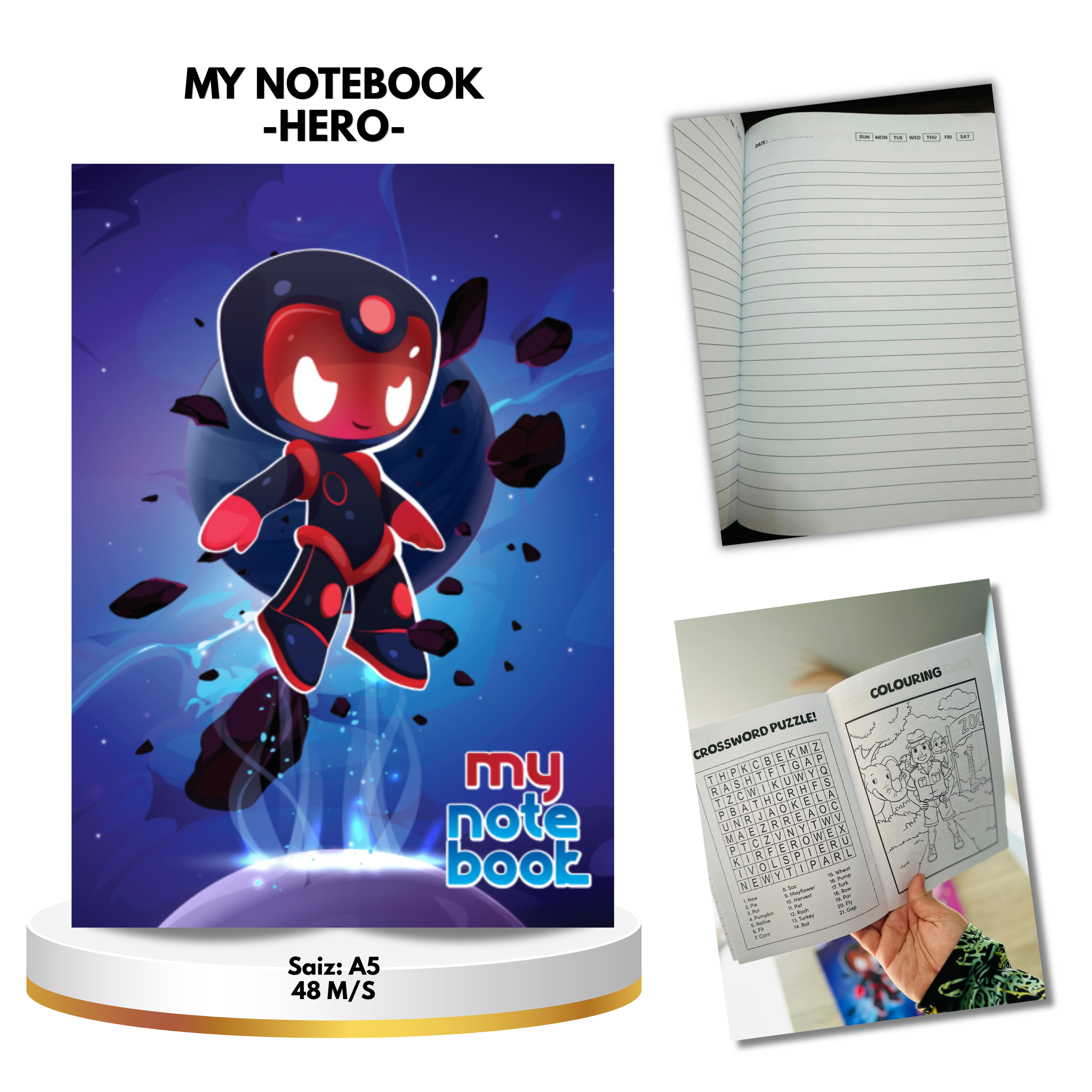 Buku My Notebook - Hero