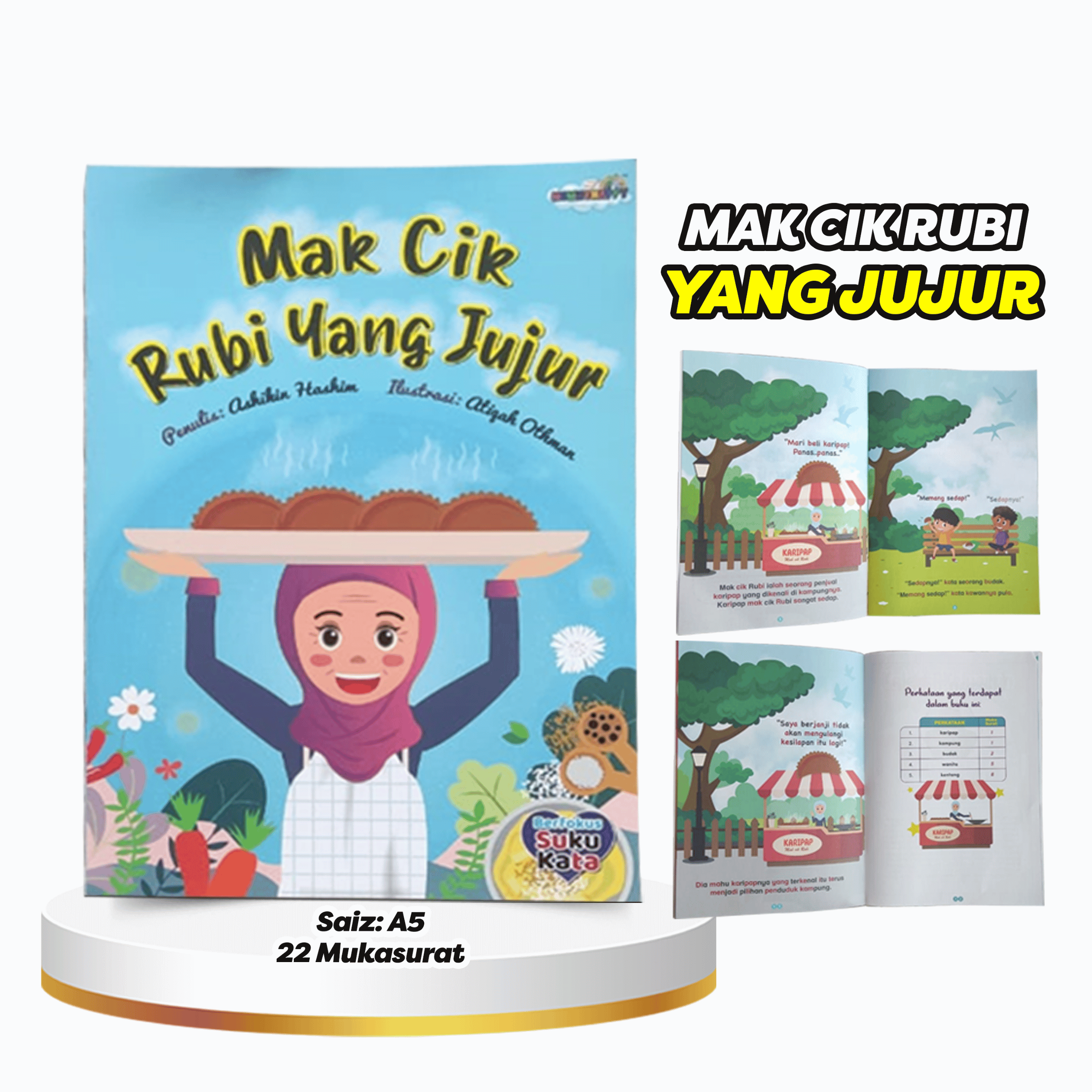 Buku Makcik Rubi Yang Jujur- Buku Cerita Cikgu Ashikin