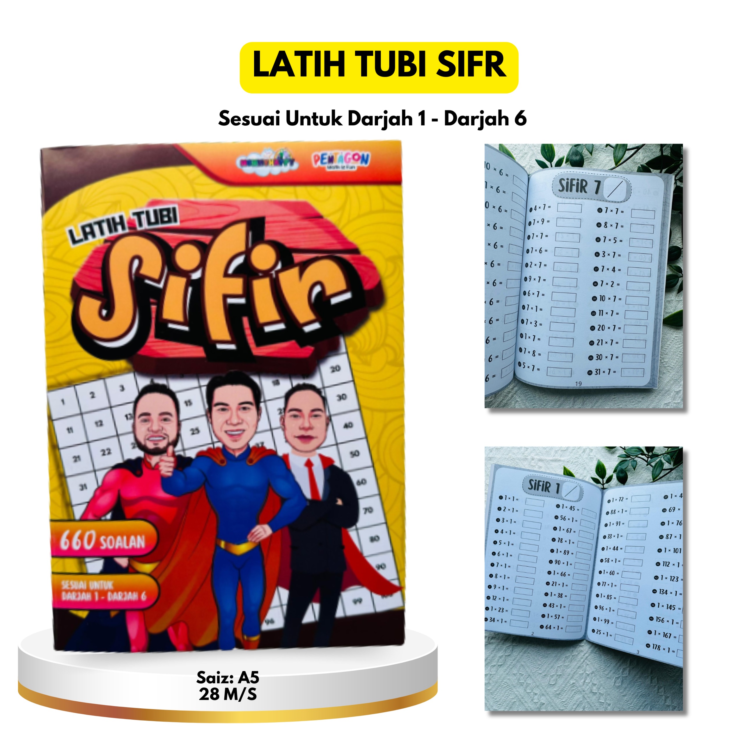 Buku Latih Tubi Sifir Oleh Pentagon Congak