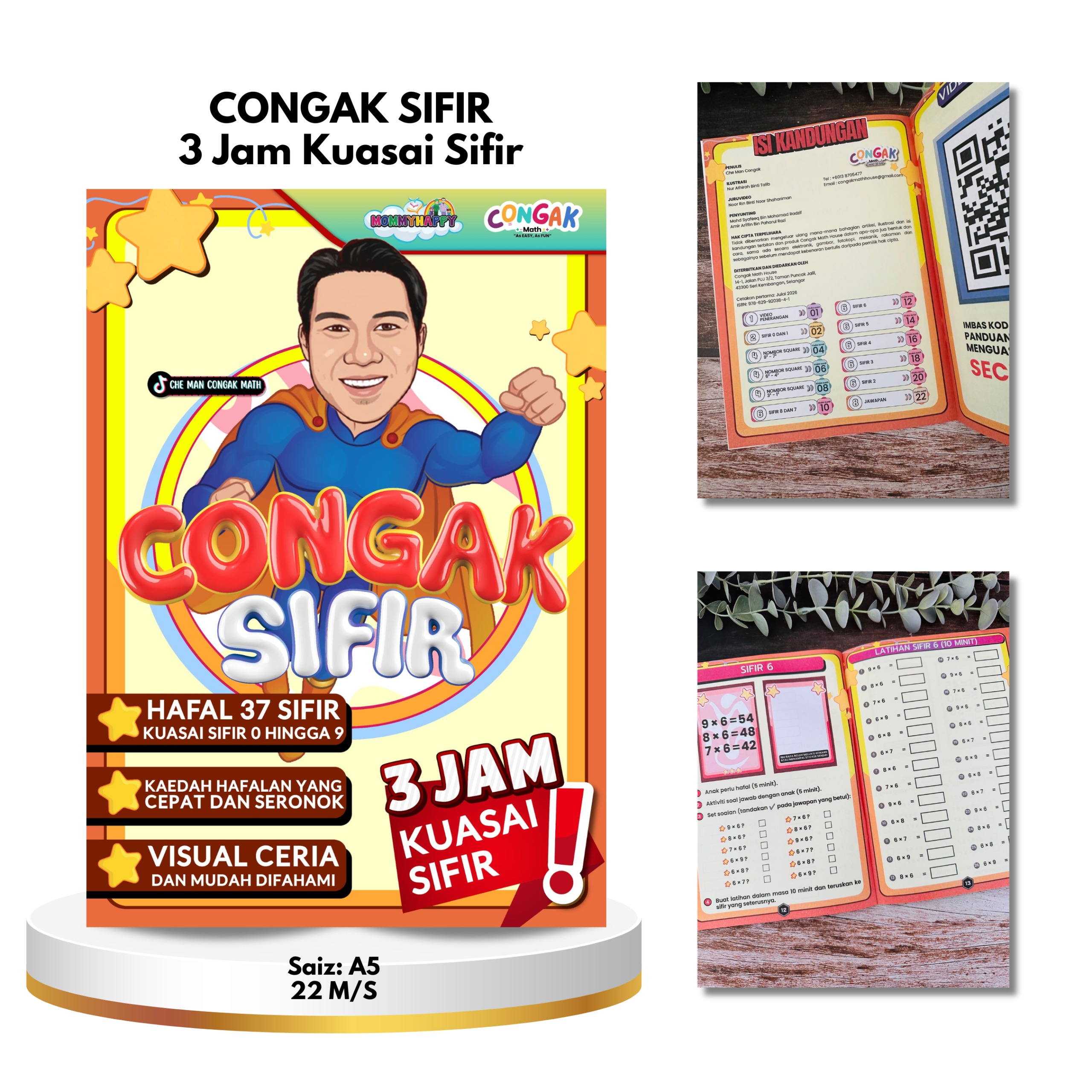 Buku Congak Sifir 3 Jam Oleh Che Man