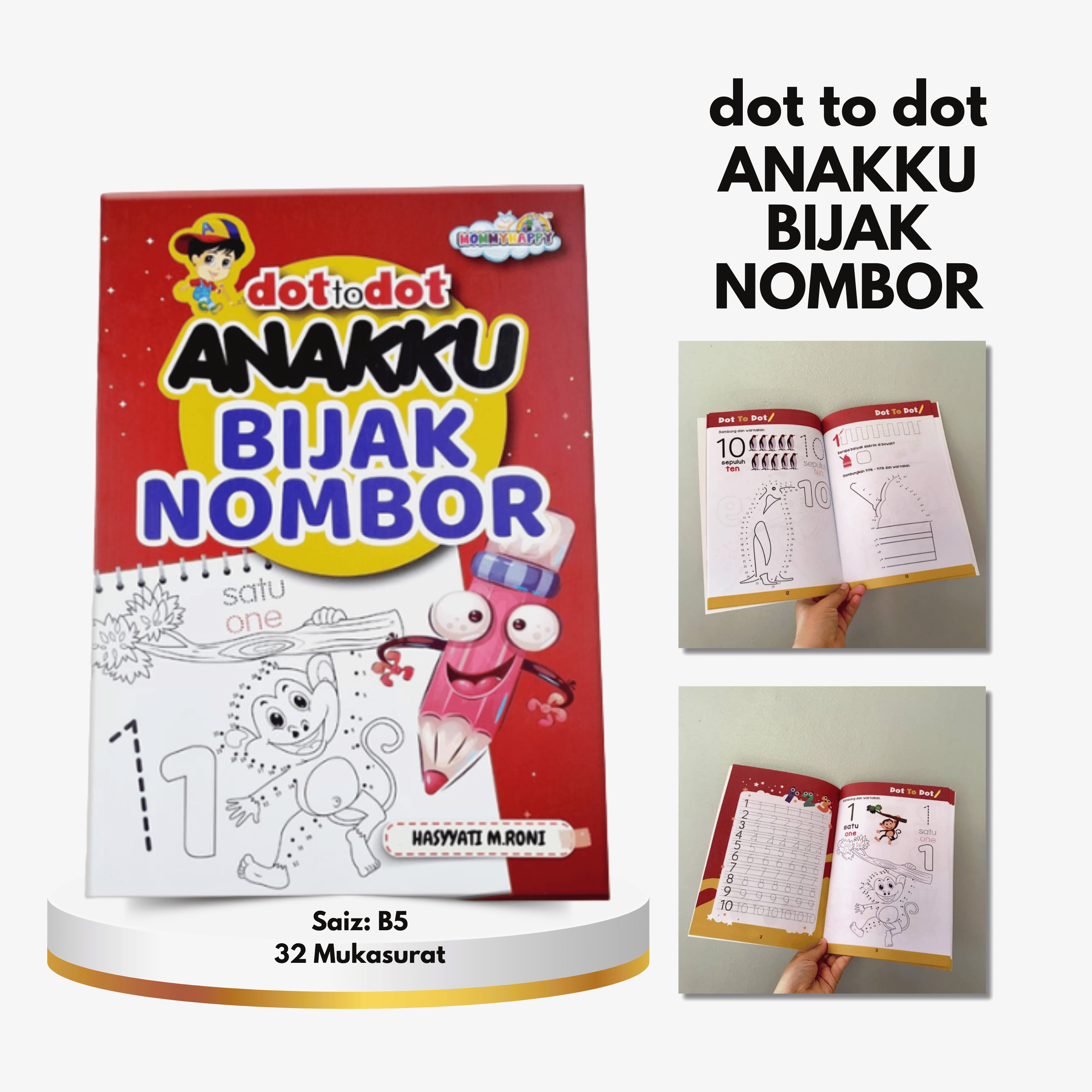 Buku Dot To Dot Anakku Bijak Nombor