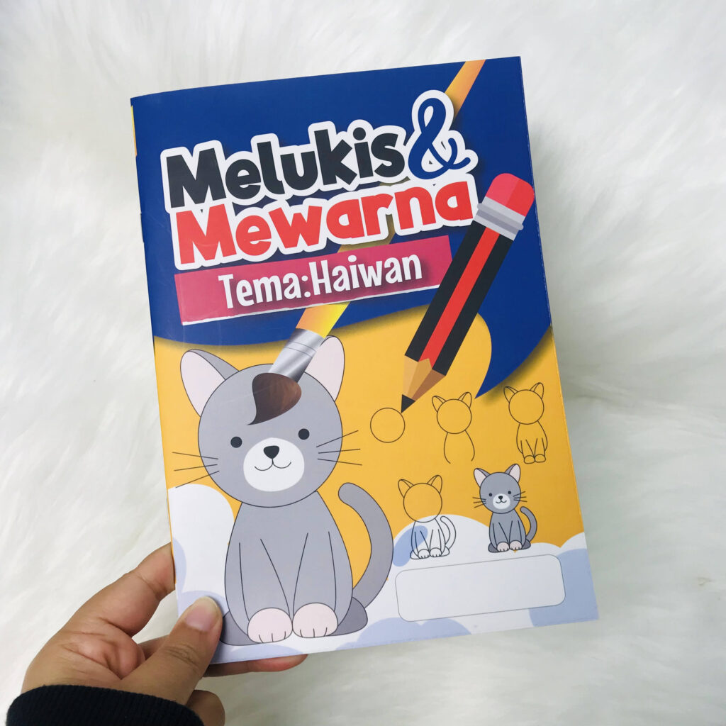 Buku Melukis & Mewarna Tema Haiwan