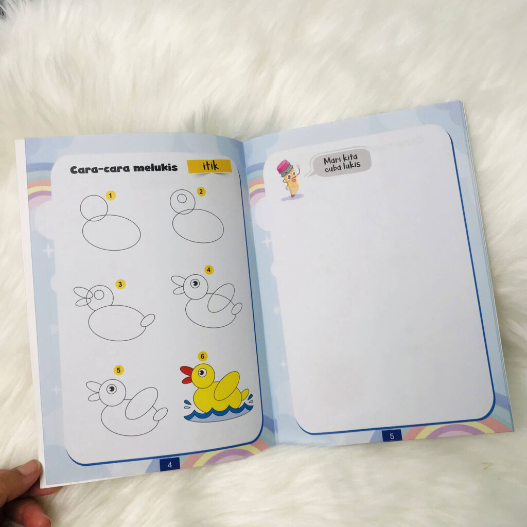 Buku Melukis & Mewarna Tema Haiwan
