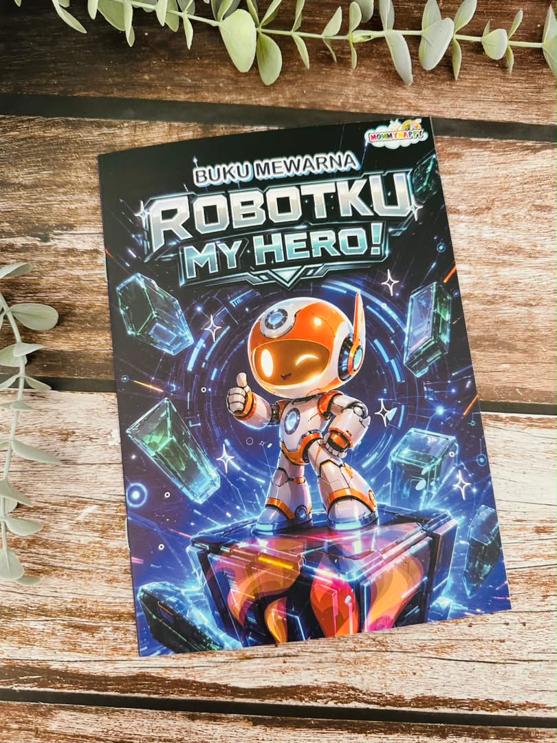 Buku Mewarna Robotku My Hero