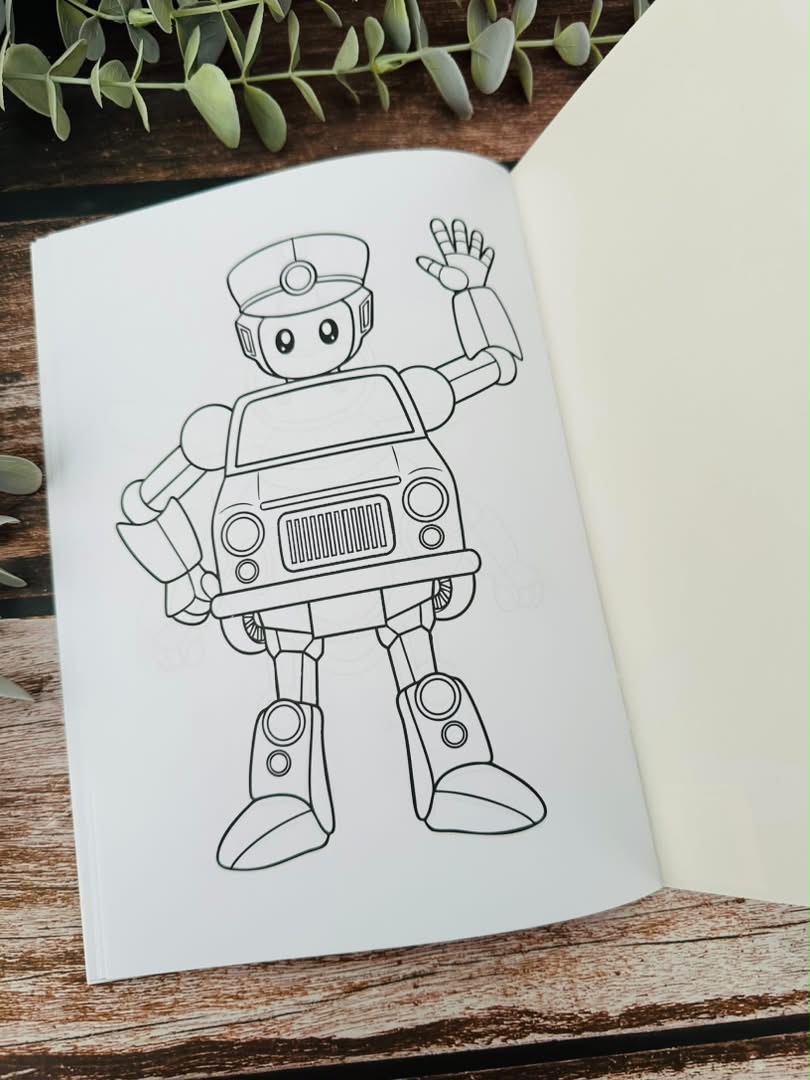Buku Mewarna Robotku My Hero