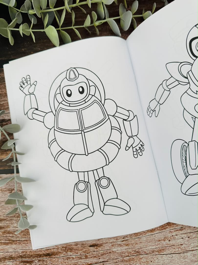 Buku Mewarna Robotku My Hero