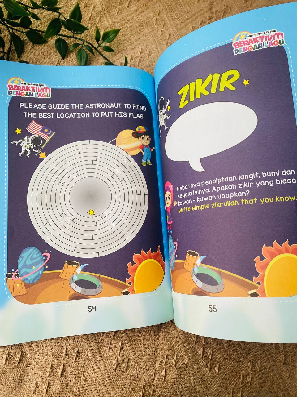 Buku Misi Kembara English Beraktiviti dengan Lagu