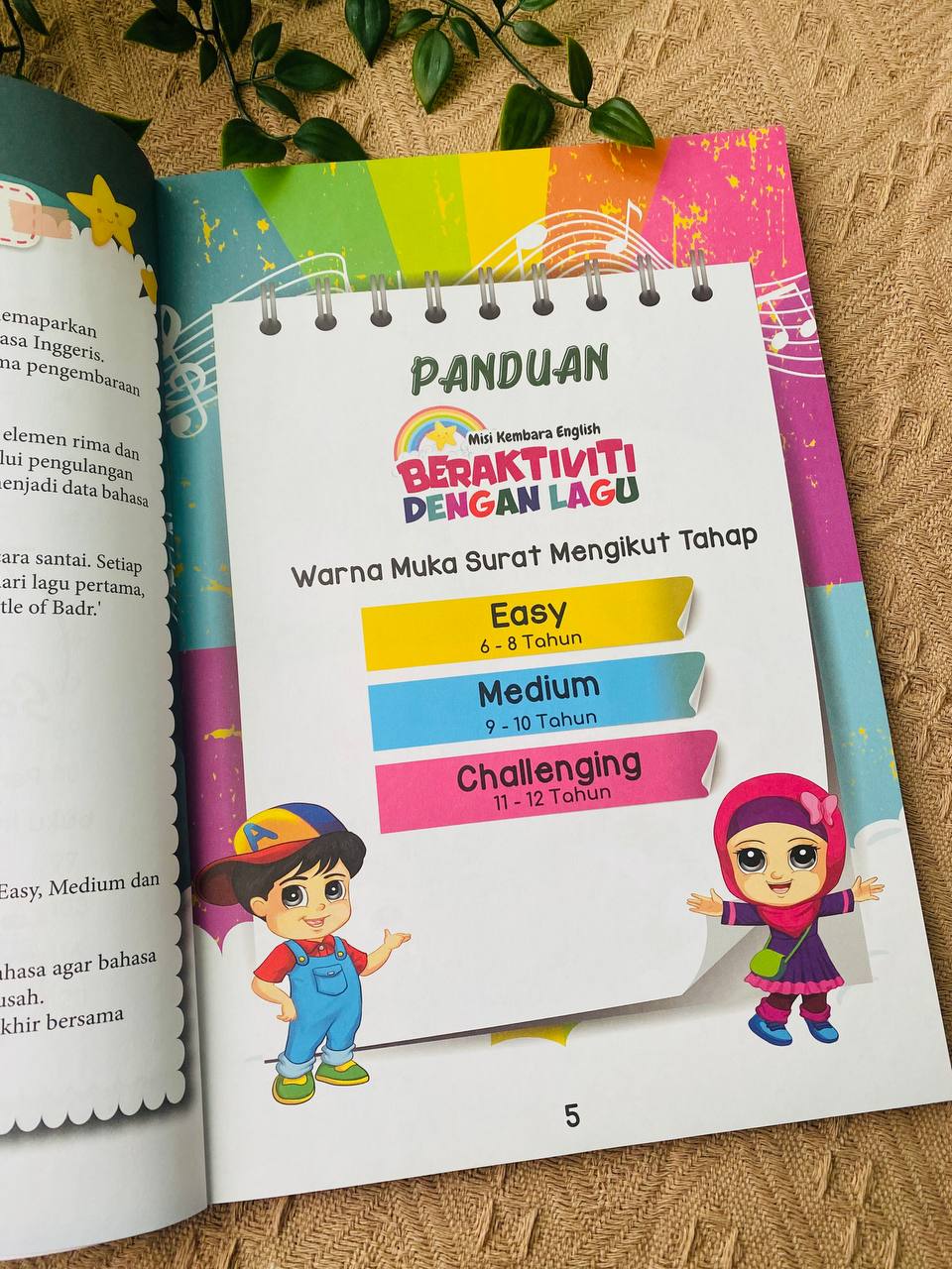 Buku Misi Kembara English Beraktiviti dengan Lagu