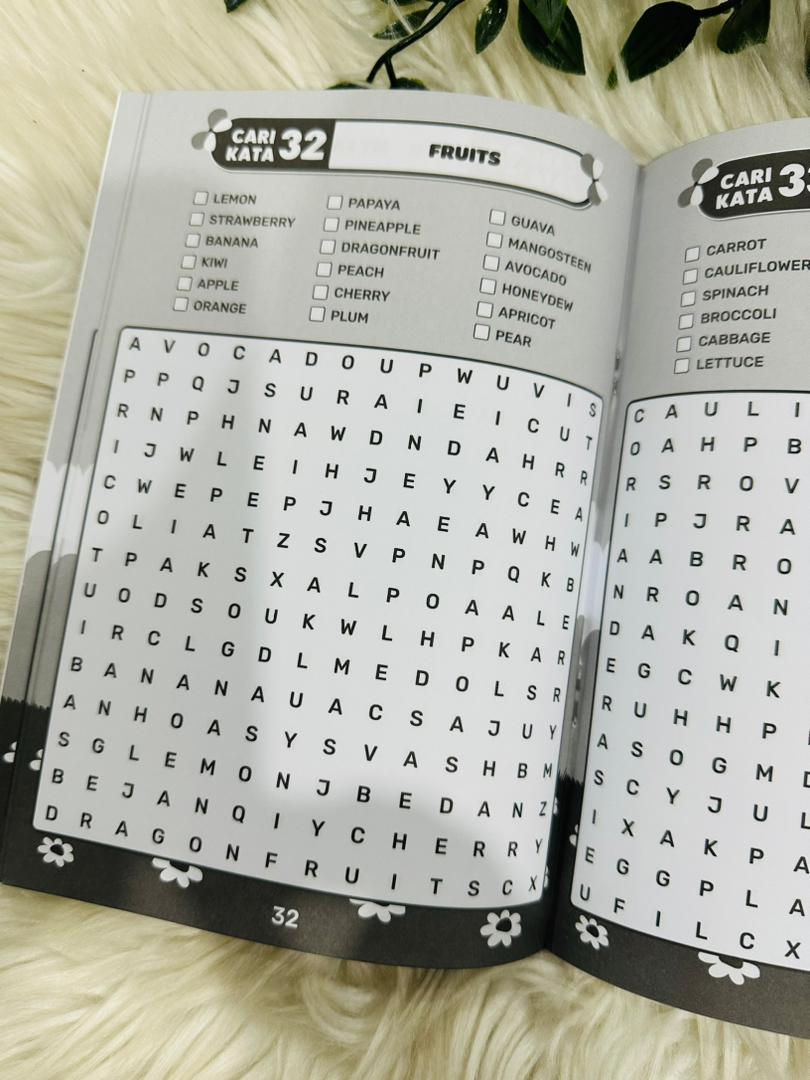 Buku Cari Kata Word Search Mommy Happy