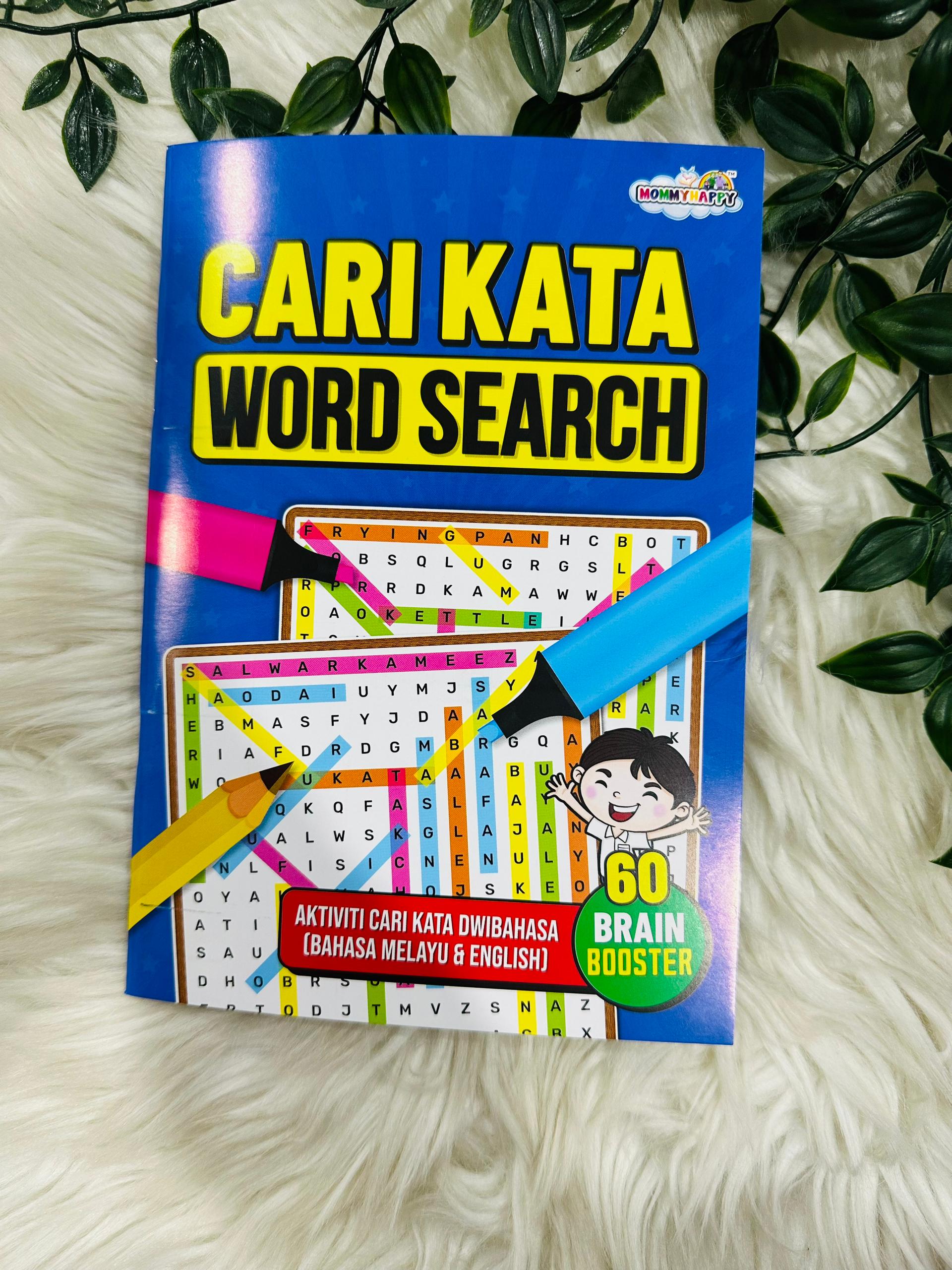 Buku Cari Kata Word Search Mommy Happy