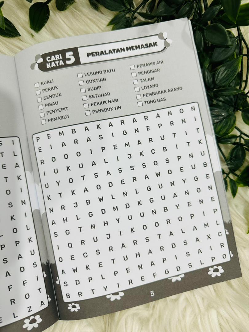 Buku Cari Kata Word Search Mommy Happy