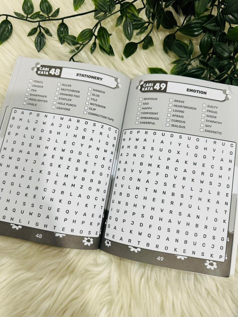 Buku Cari Kata Word Search Mommy Happy