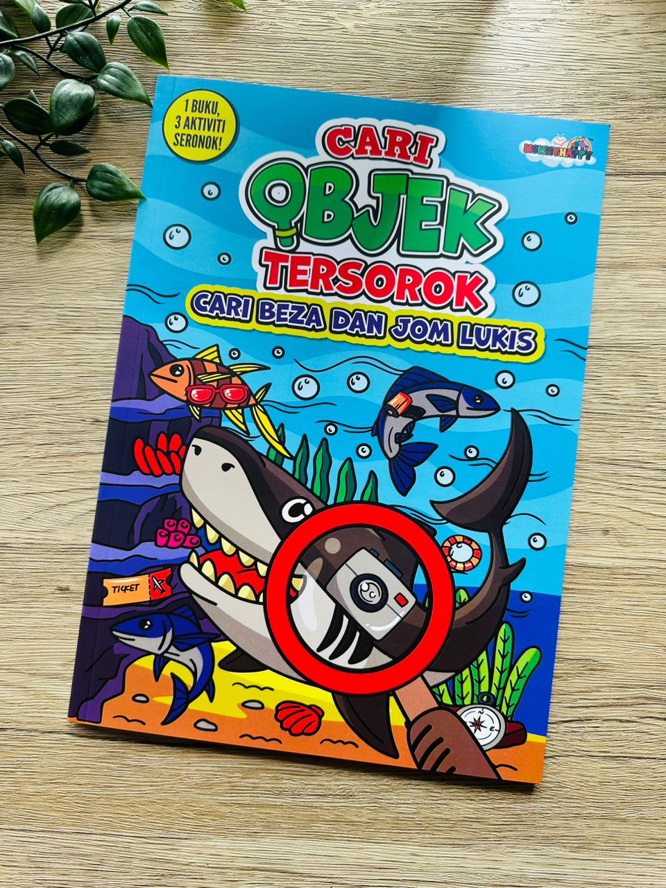 Buku Cari Objek Tersorok,Cari Beza Dan Jom Lukis