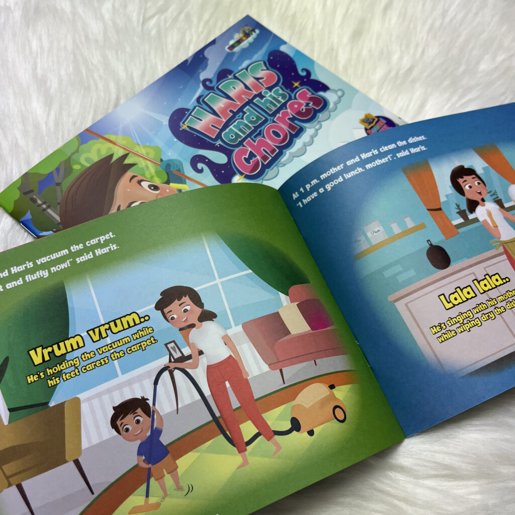 Book Haris And His  Chores - Story Book & Activity