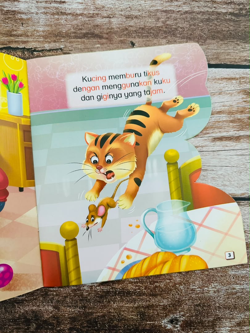 Buku Mari Mengenal Saya - Kucing (Oren)