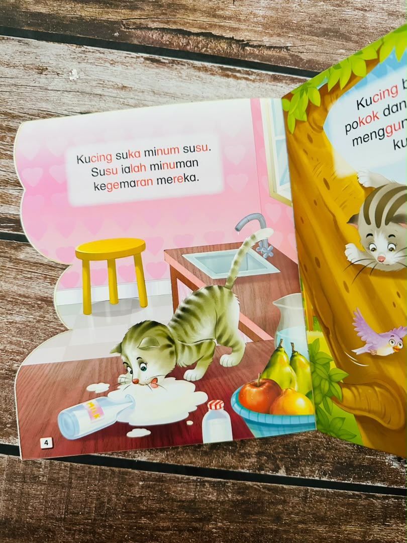 Buku Mari Mengenal Saya - Kucing (Oren)