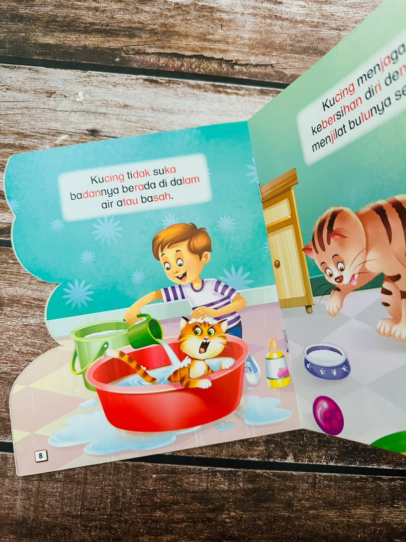 Buku Mari Mengenal Saya - Kucing (Oren)