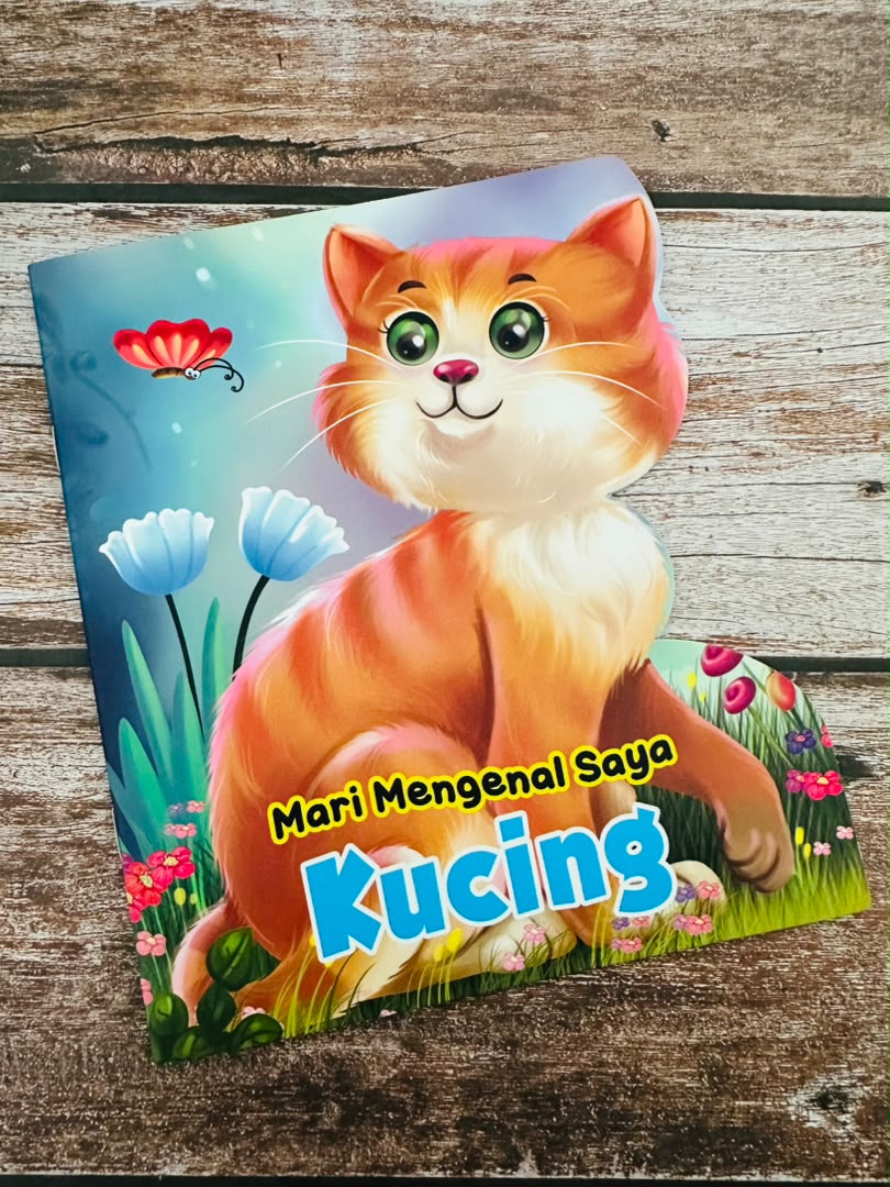 Buku Mari Mengenal Saya - Kucing (Oren)