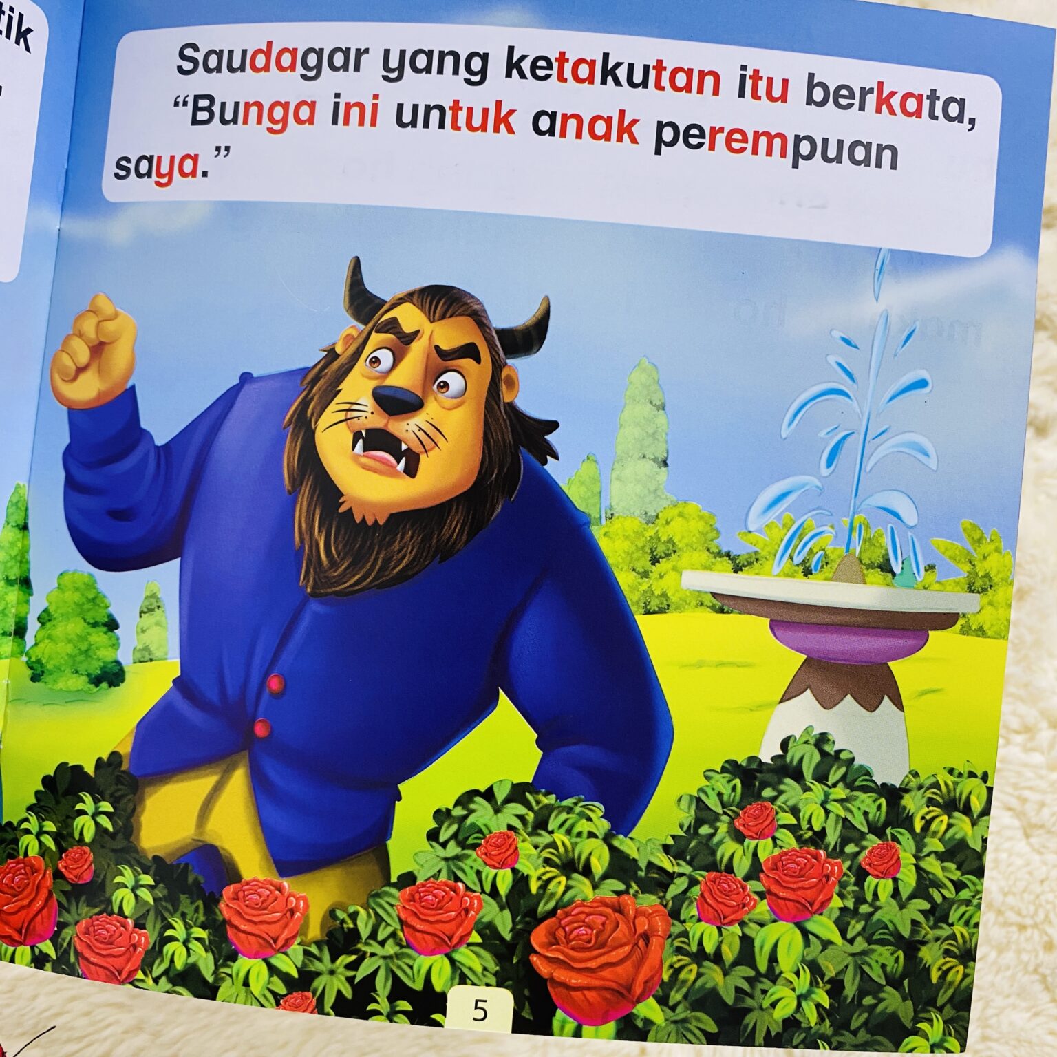 Buku Cerita Dongeng Kegemaran Saya - Si Cantik Dan Si Hodoh