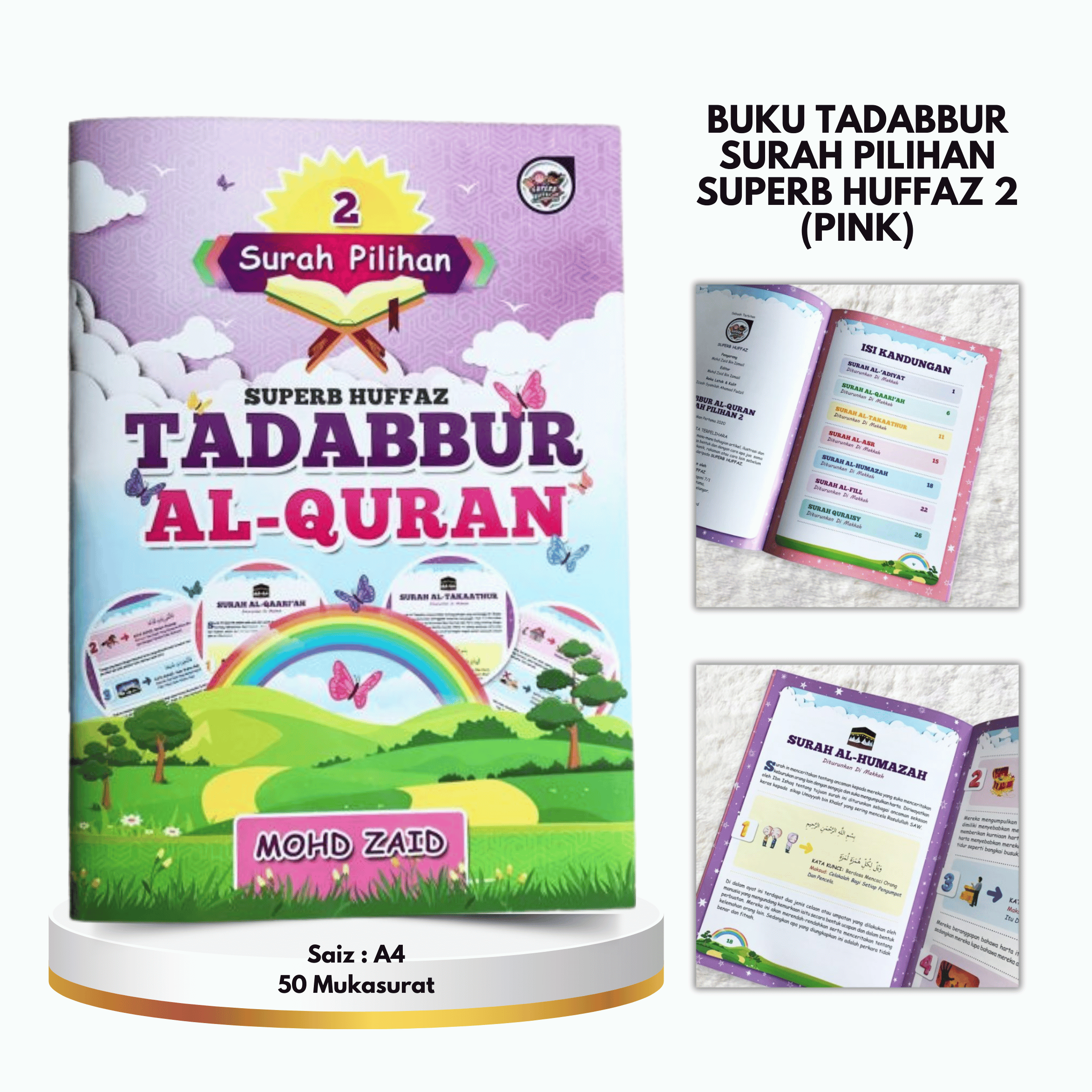 Buku Tadabbur Surah Pilihan Superb Huffaz 2 (Pink)