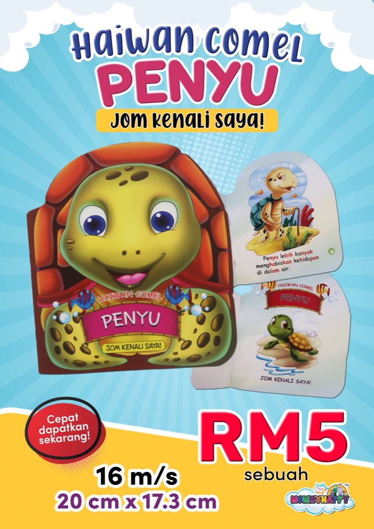 Buku Haiwan Comel - Penyu