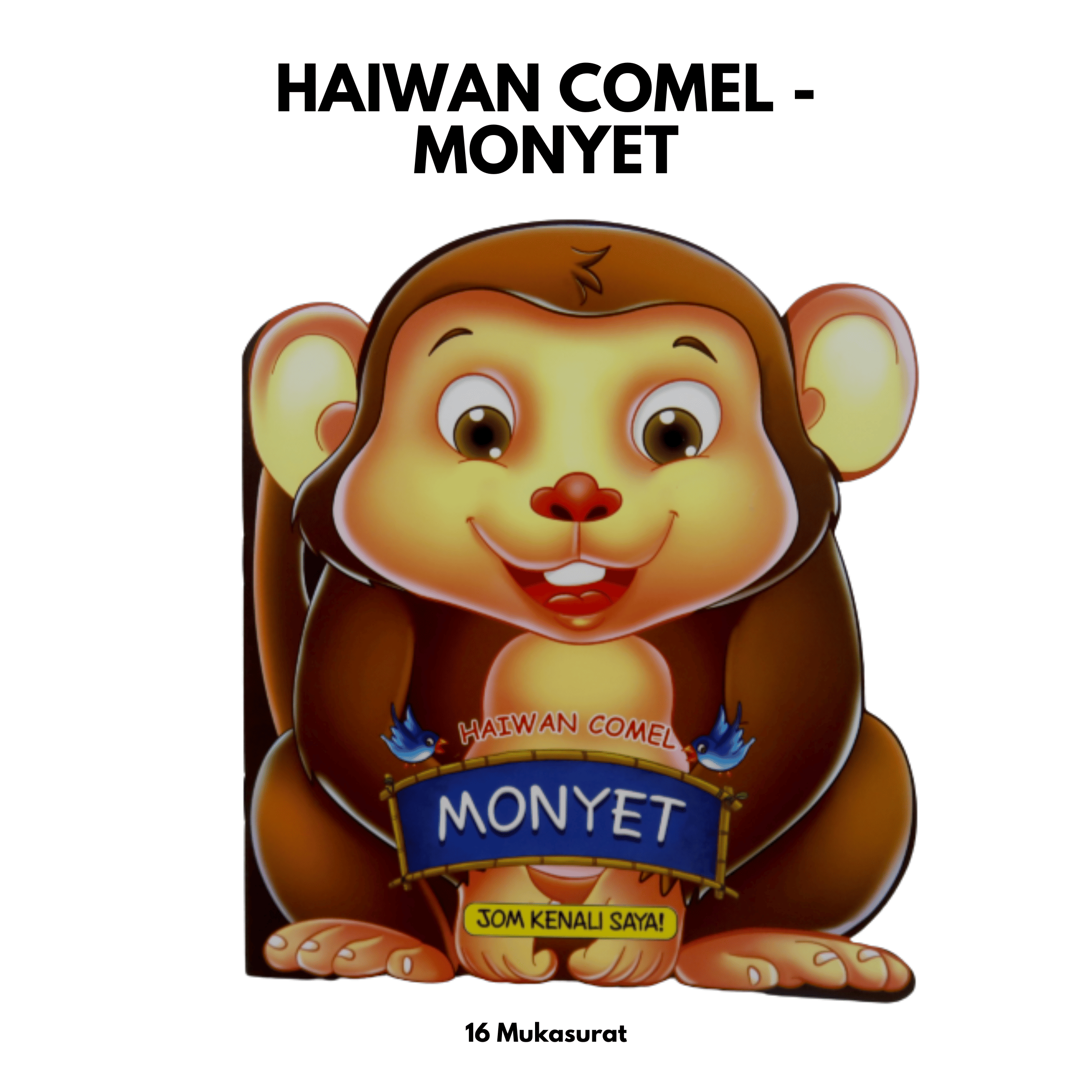 Buku Haiwan Comel - Monyet