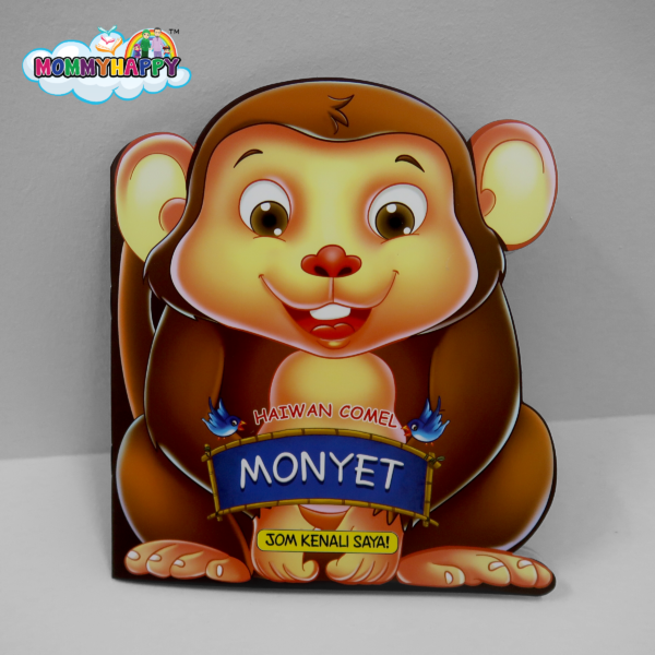 Buku Haiwan Comel - Monyet