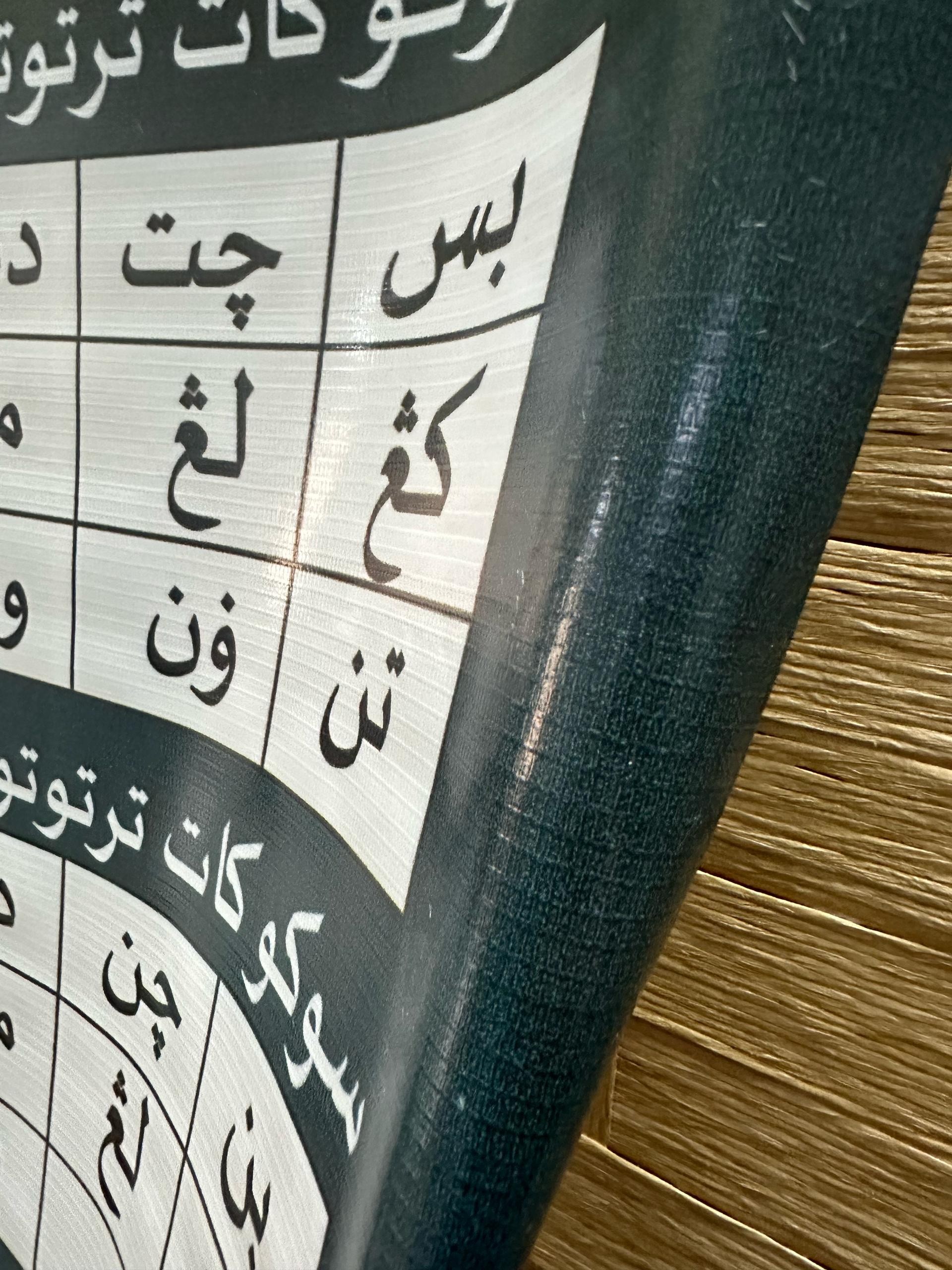 Bunting Suku Kata Tertutup Jawi (Dark Green)