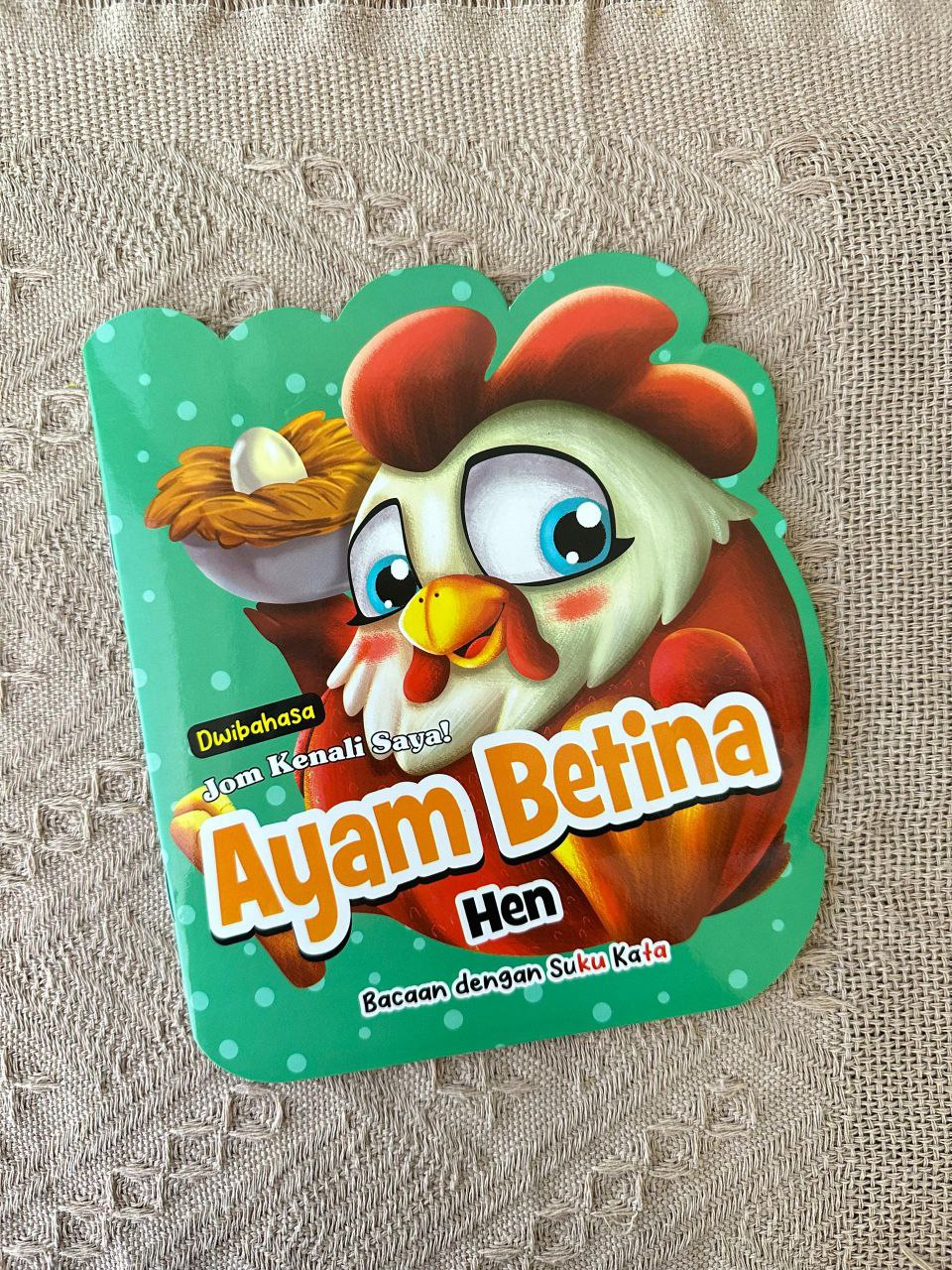 Buku Jom Kenali Saya - Ayam Betina (Hen)