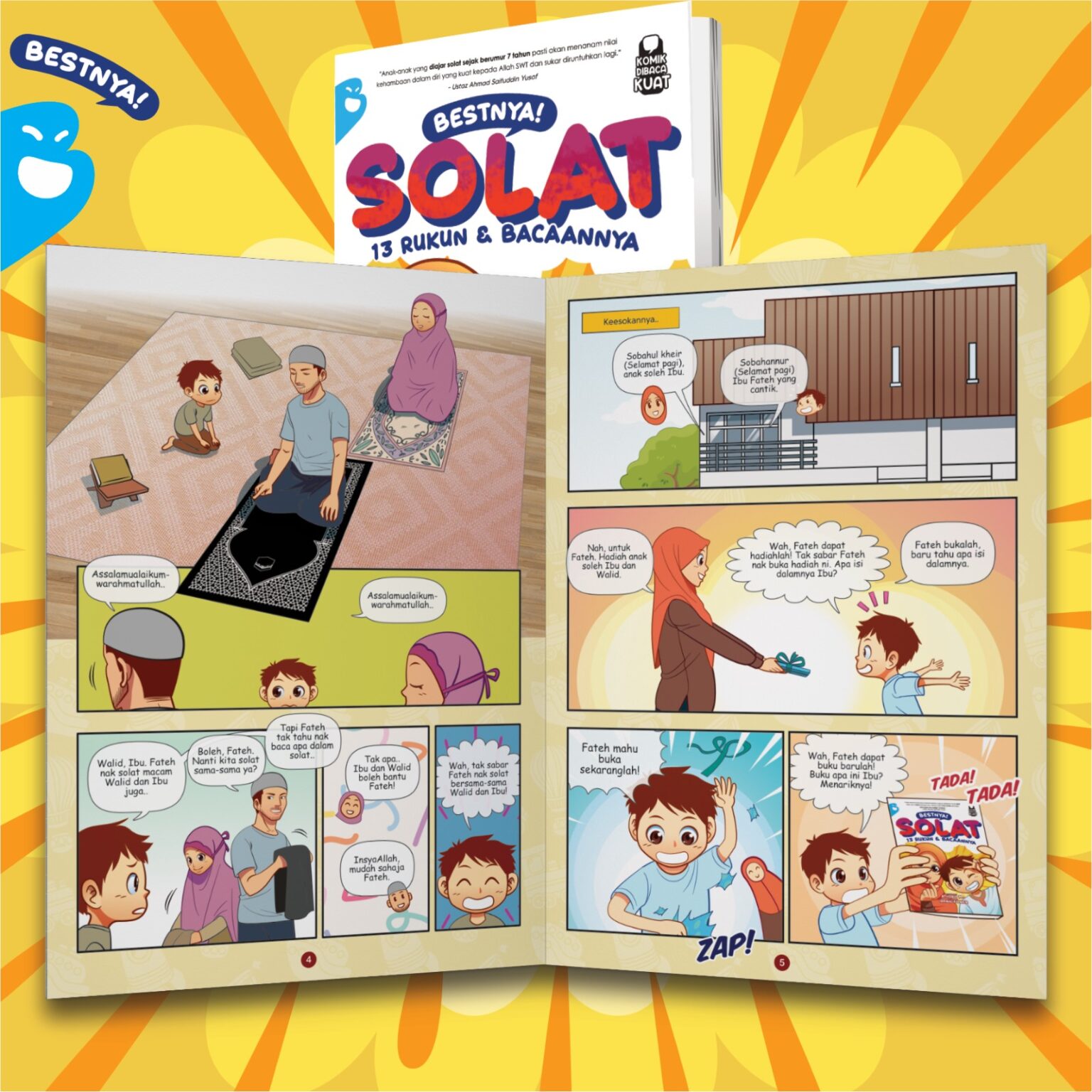 Buku Komik Bestnya Solat