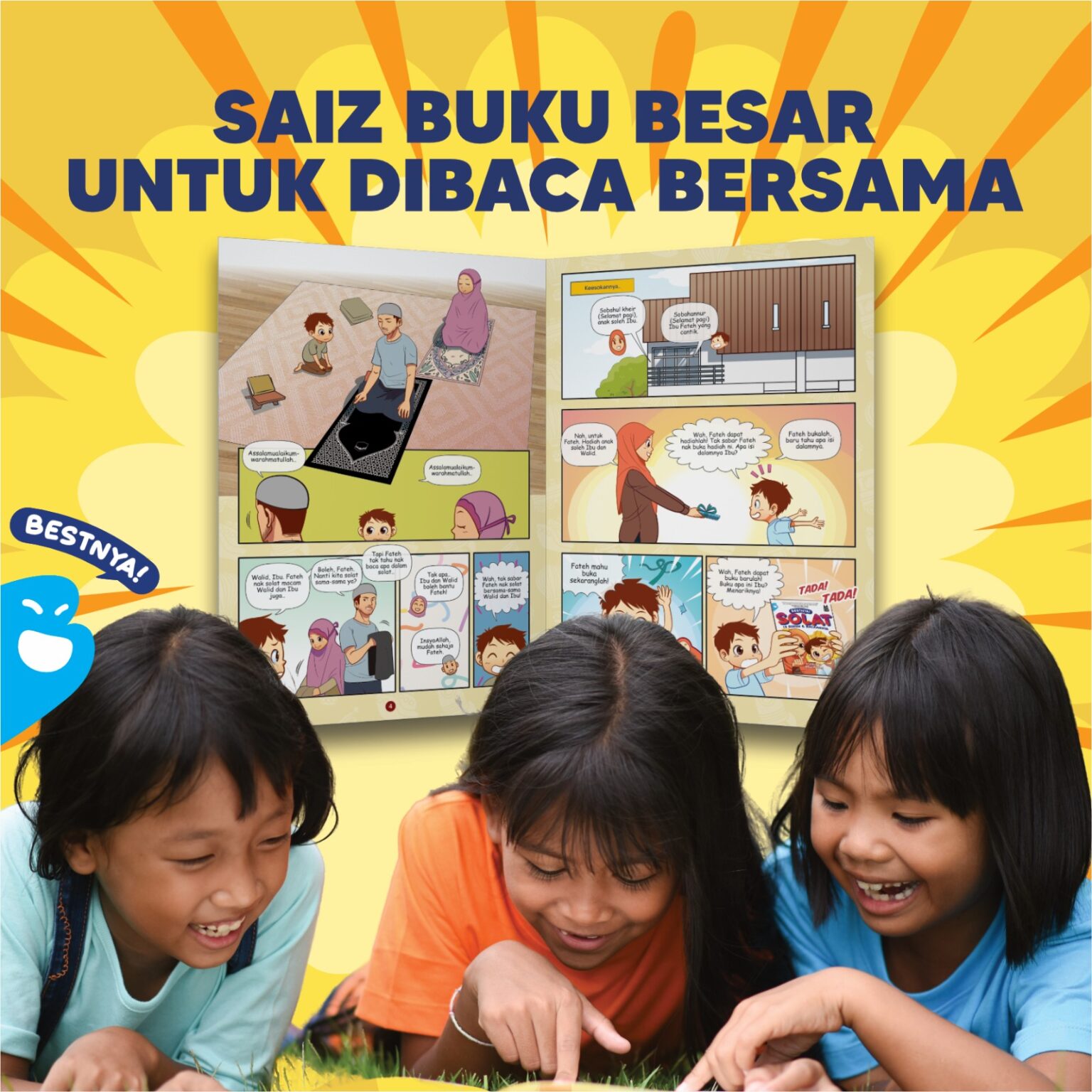 Buku Komik Bestnya Solat