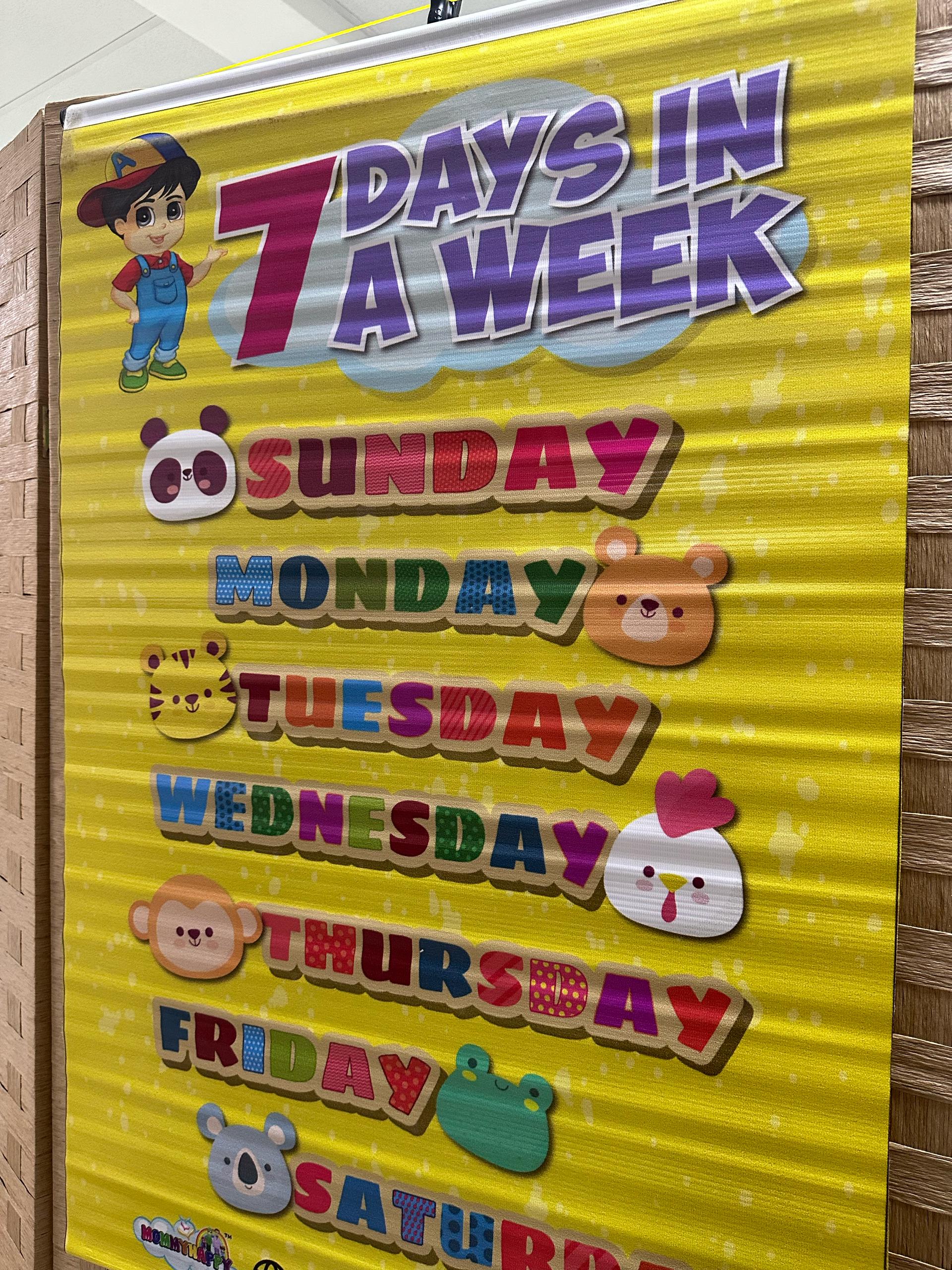 Bunting 7 Days In A Week (Kuning)