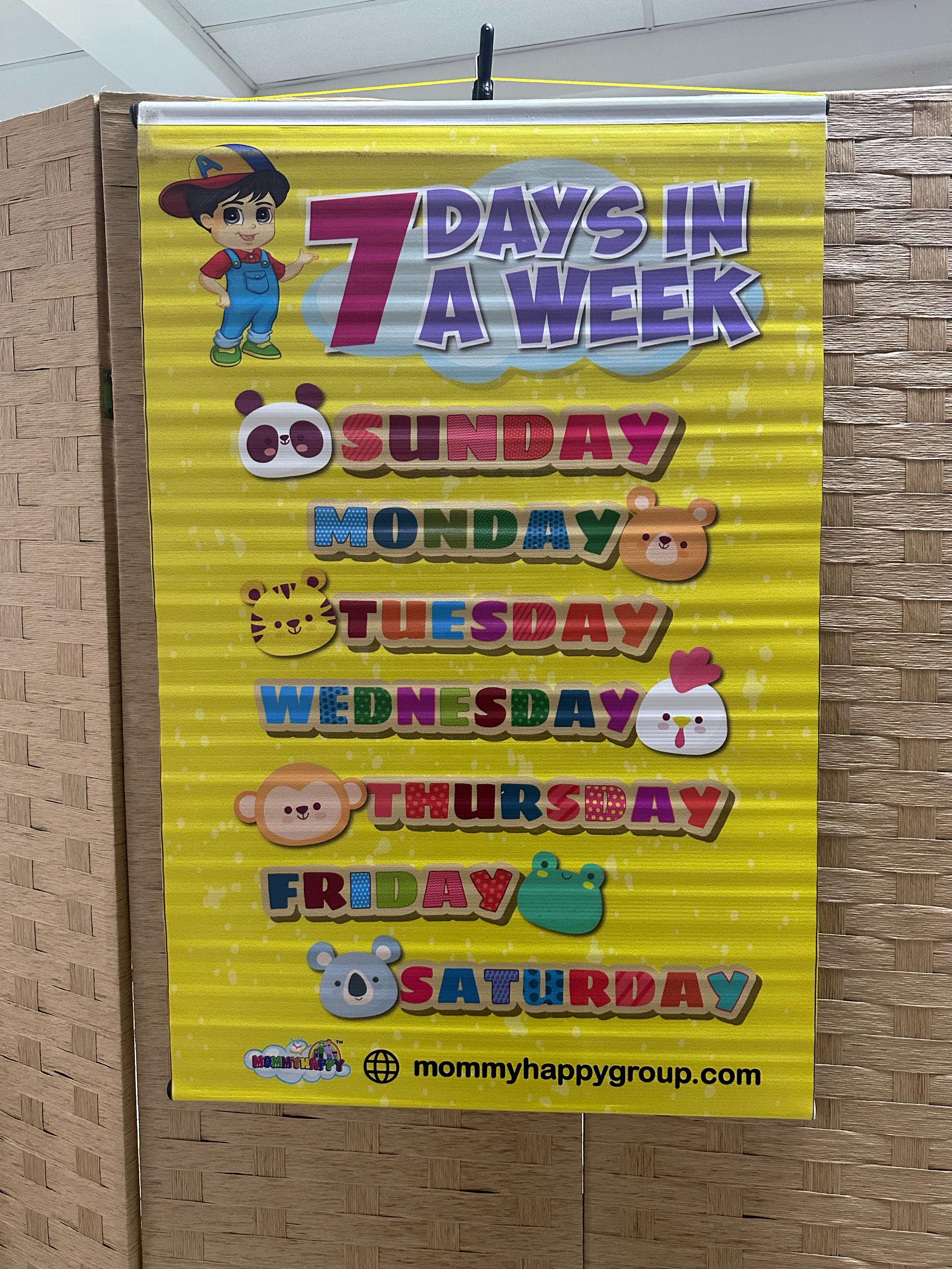 Bunting 7 Days In A Week (Kuning)