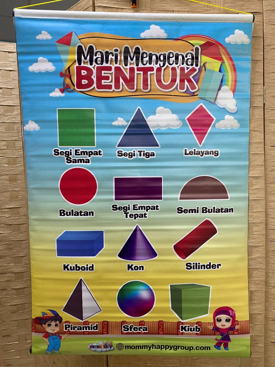 Bunting Mari Mengenal Bentuk