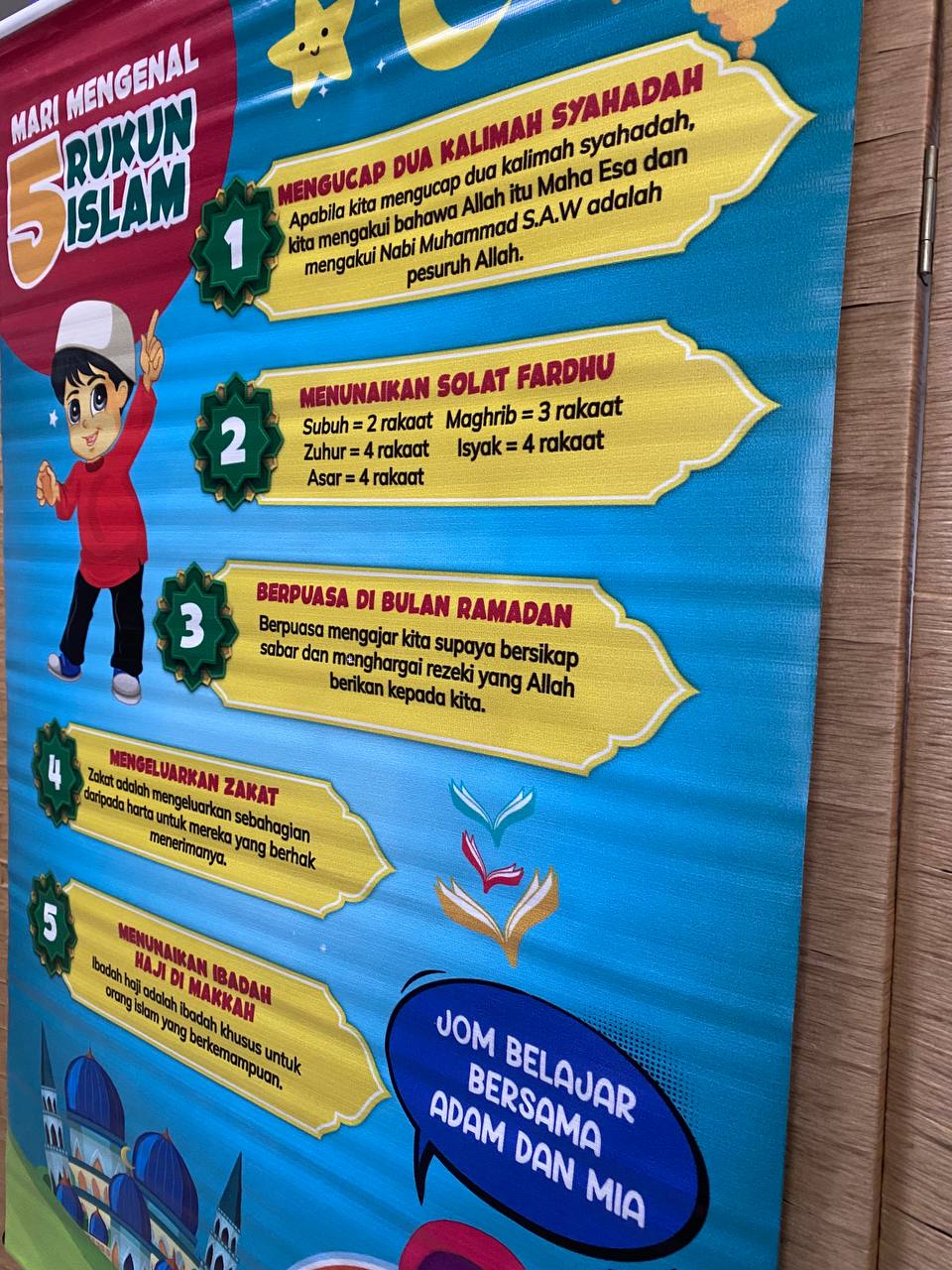 Bunting Rukun Islam