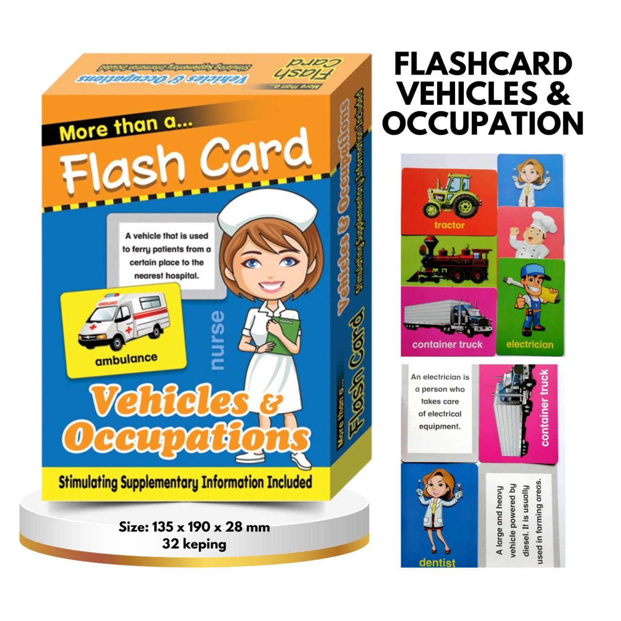 Flashcard Vehicles & Occupation