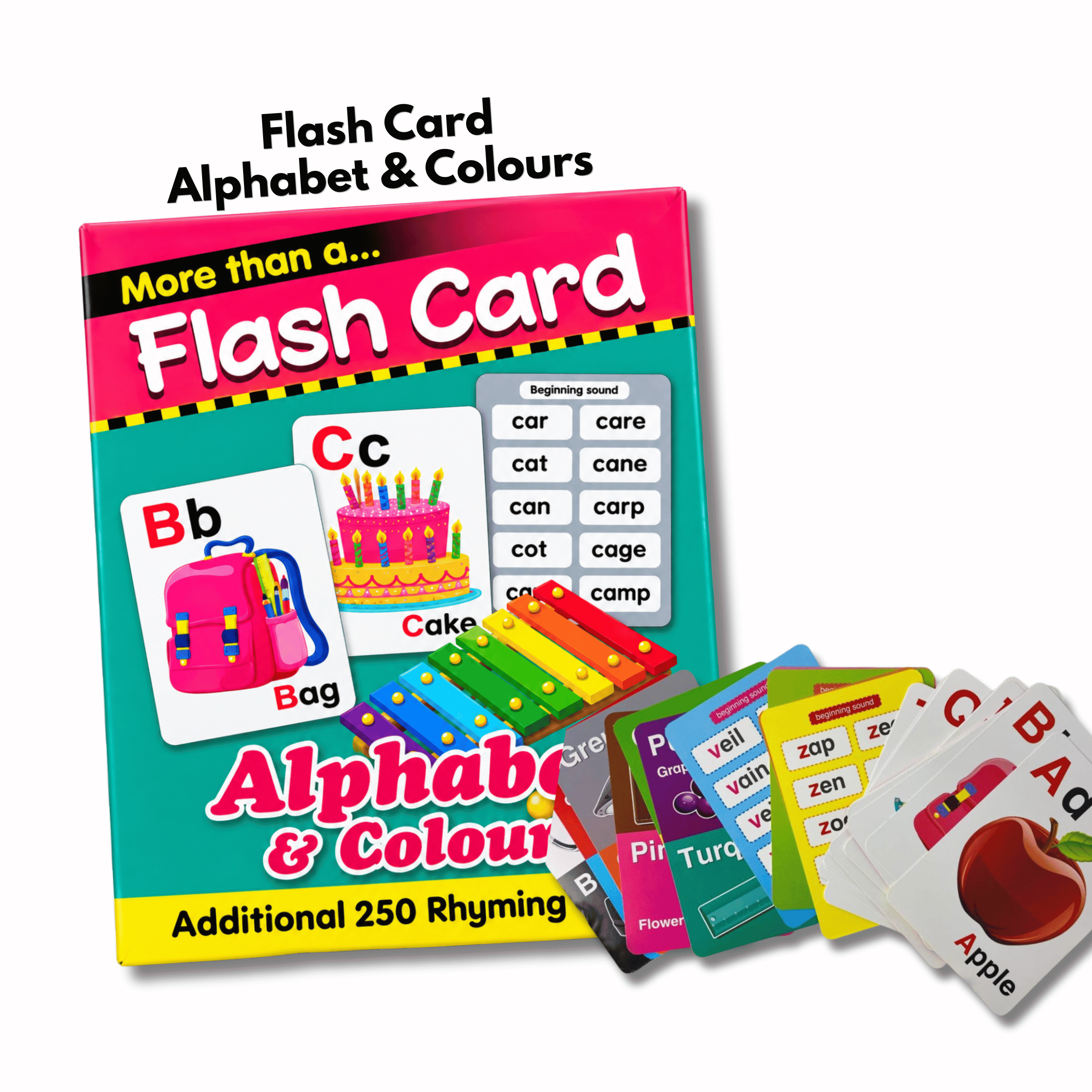 Flashcard Alphabet & Colours