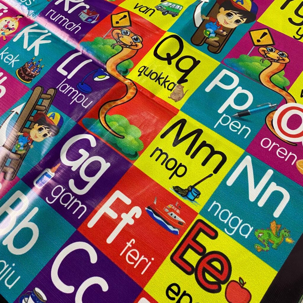 Dam ABC Bahasa Melayu - Saiz Kecil (2x2)