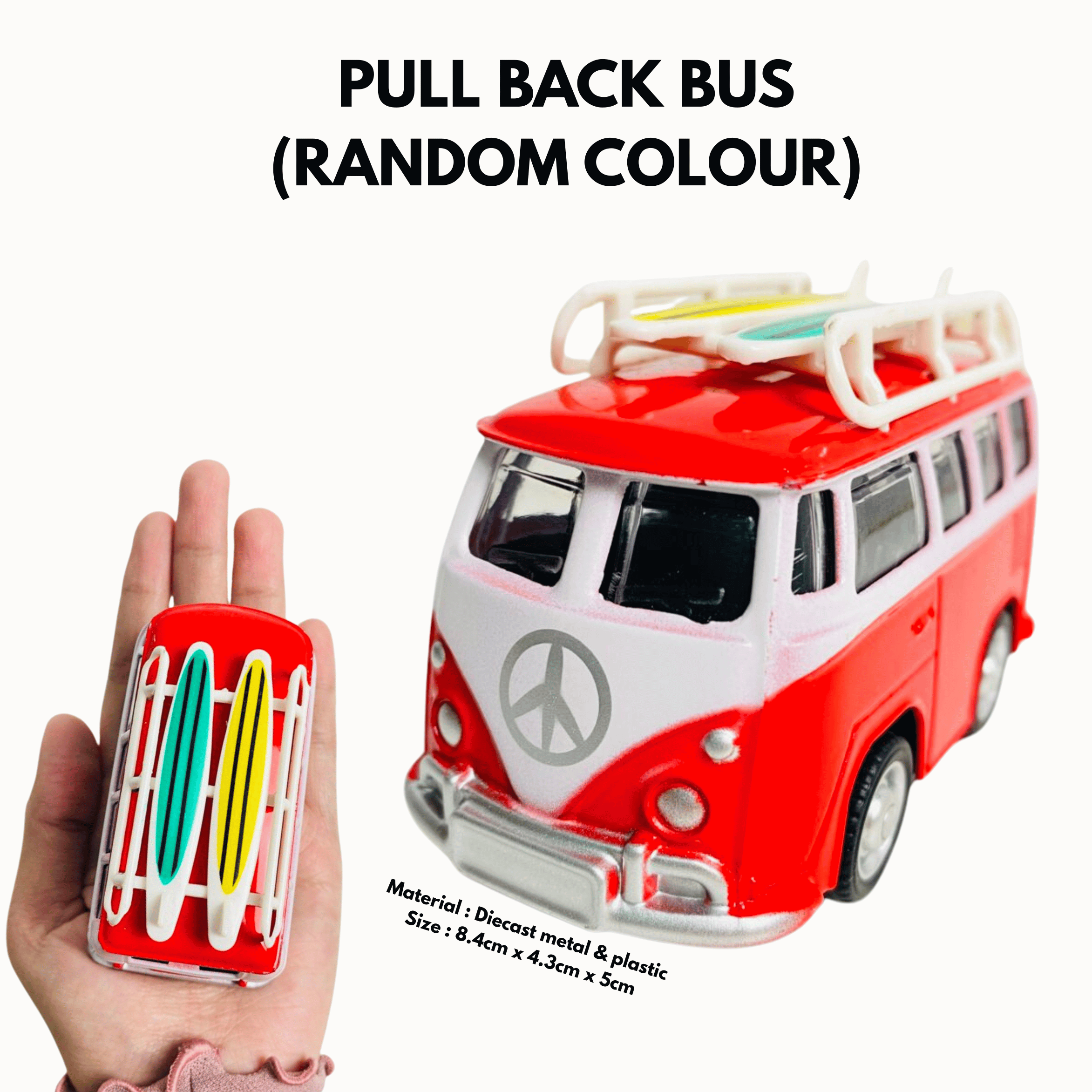 Pull Back Bus (Random Colour)