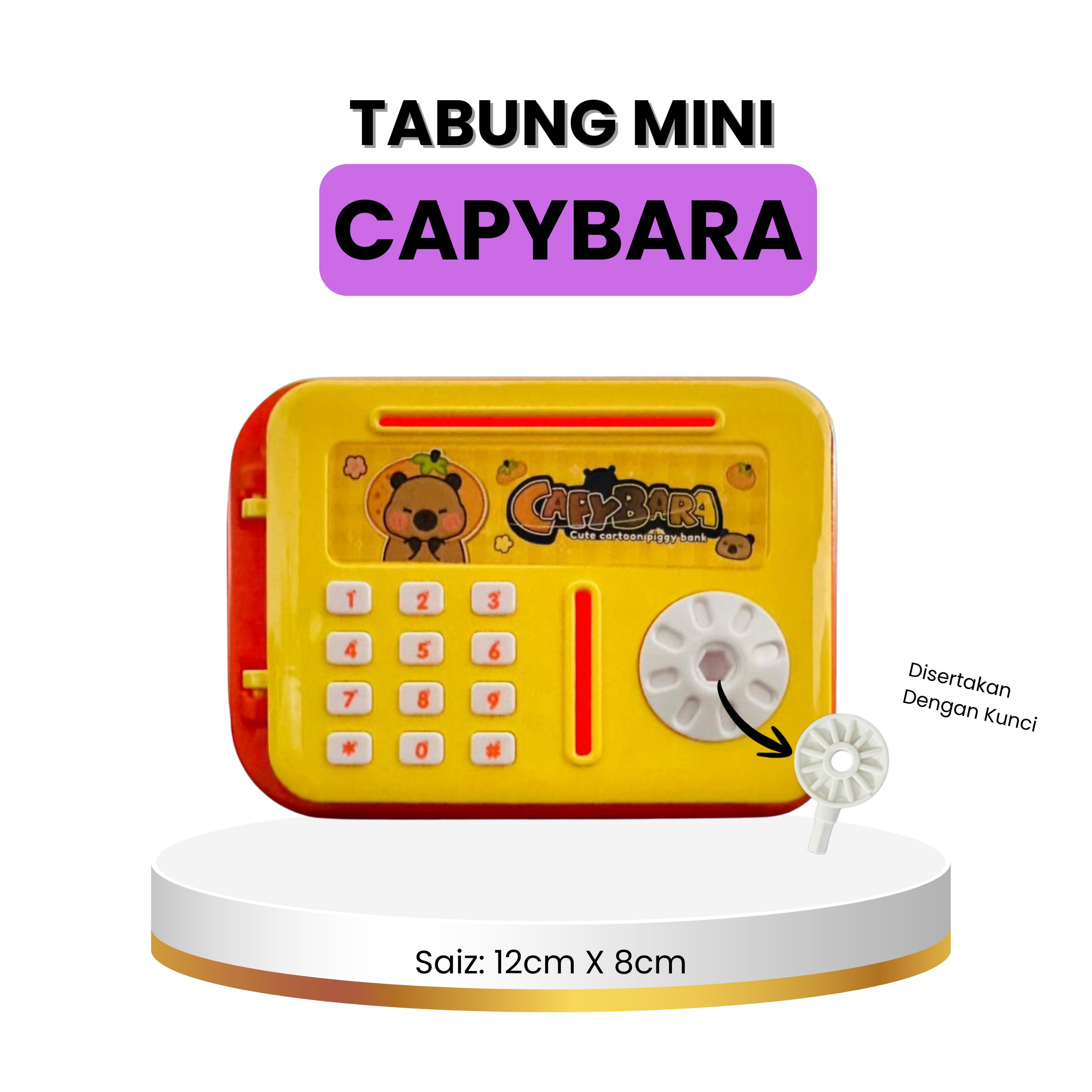 Tabung Raya Mini : Capy Bara