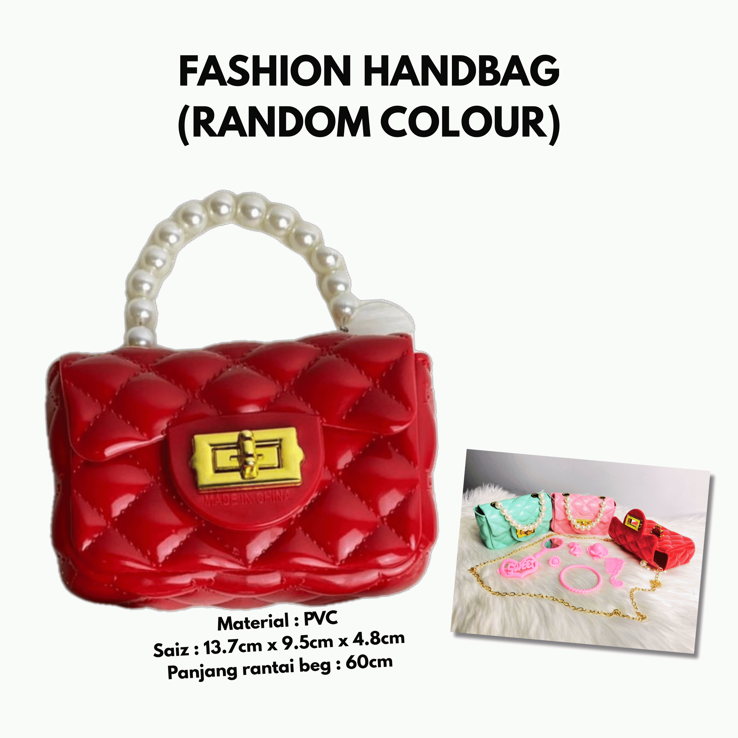 Fashion Handbag (Random Colour)