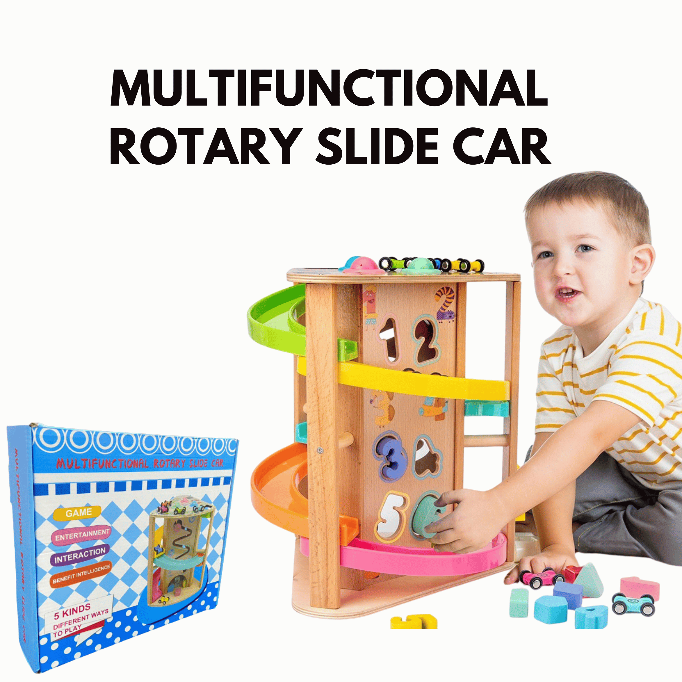 Multifunctional Rotary Slide Car