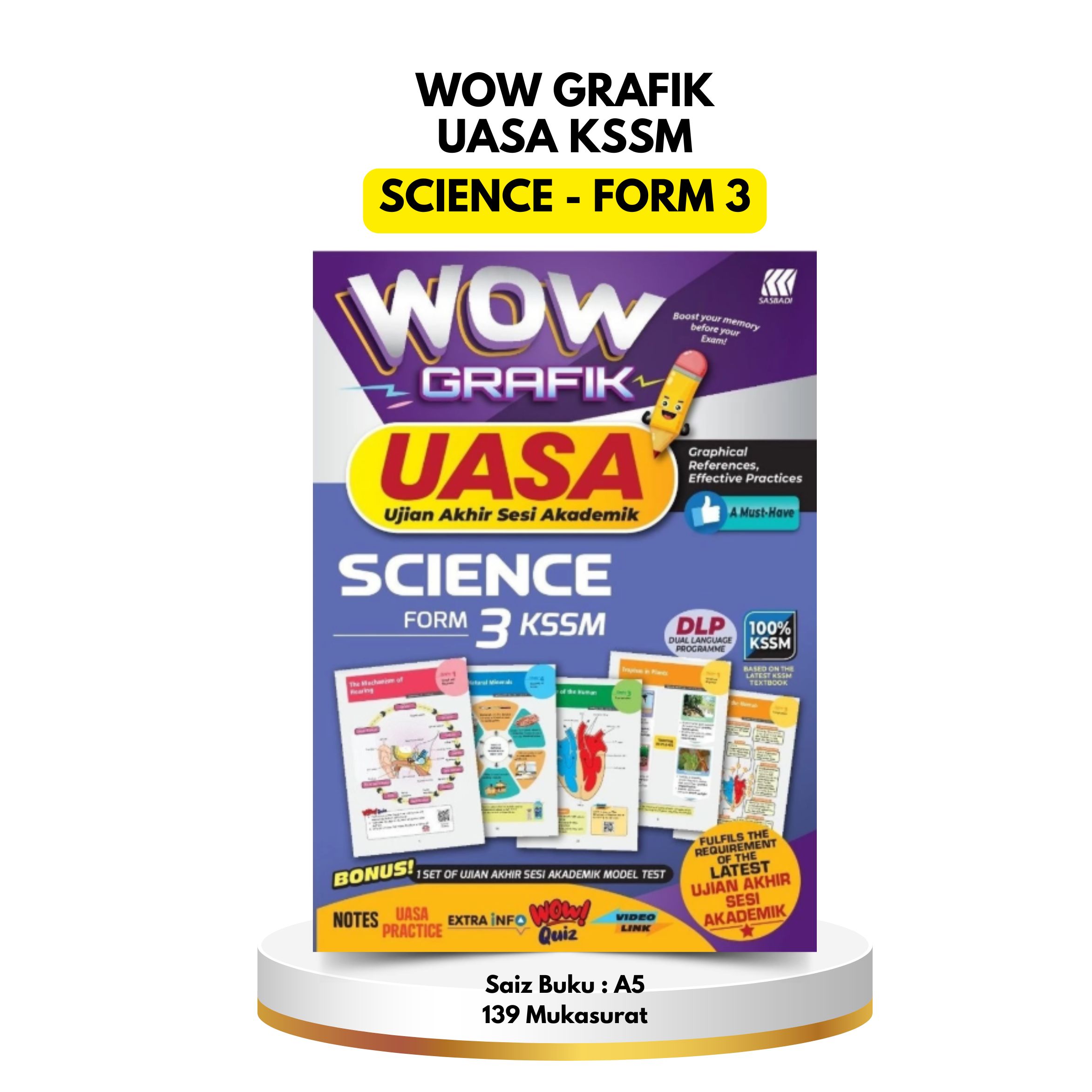 Buku Wow Grafik UASA KSSM - Science Form 3