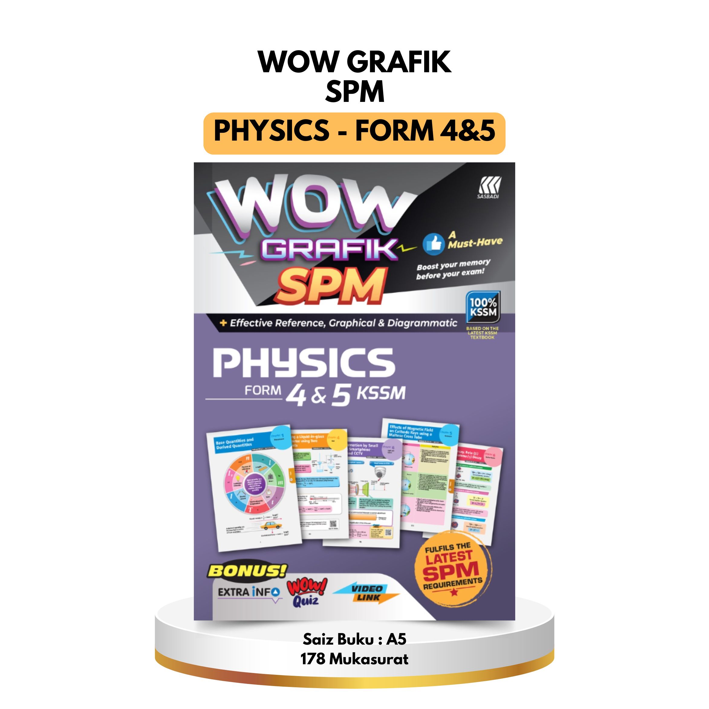 Buku Wow Grafik SPM - Physics Form 4 & 5