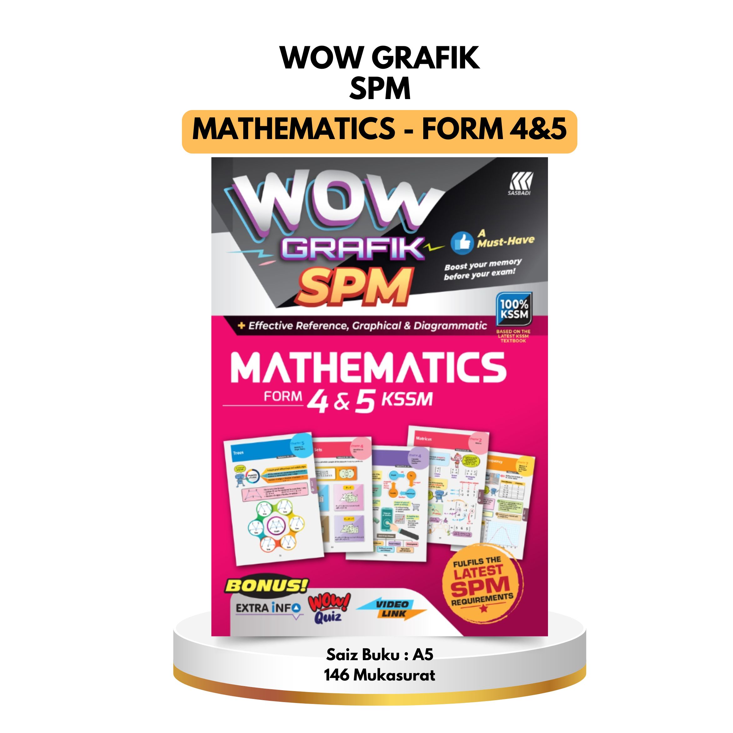 Buku Wow Grafik SPM - Mathematics Form 4 & 5