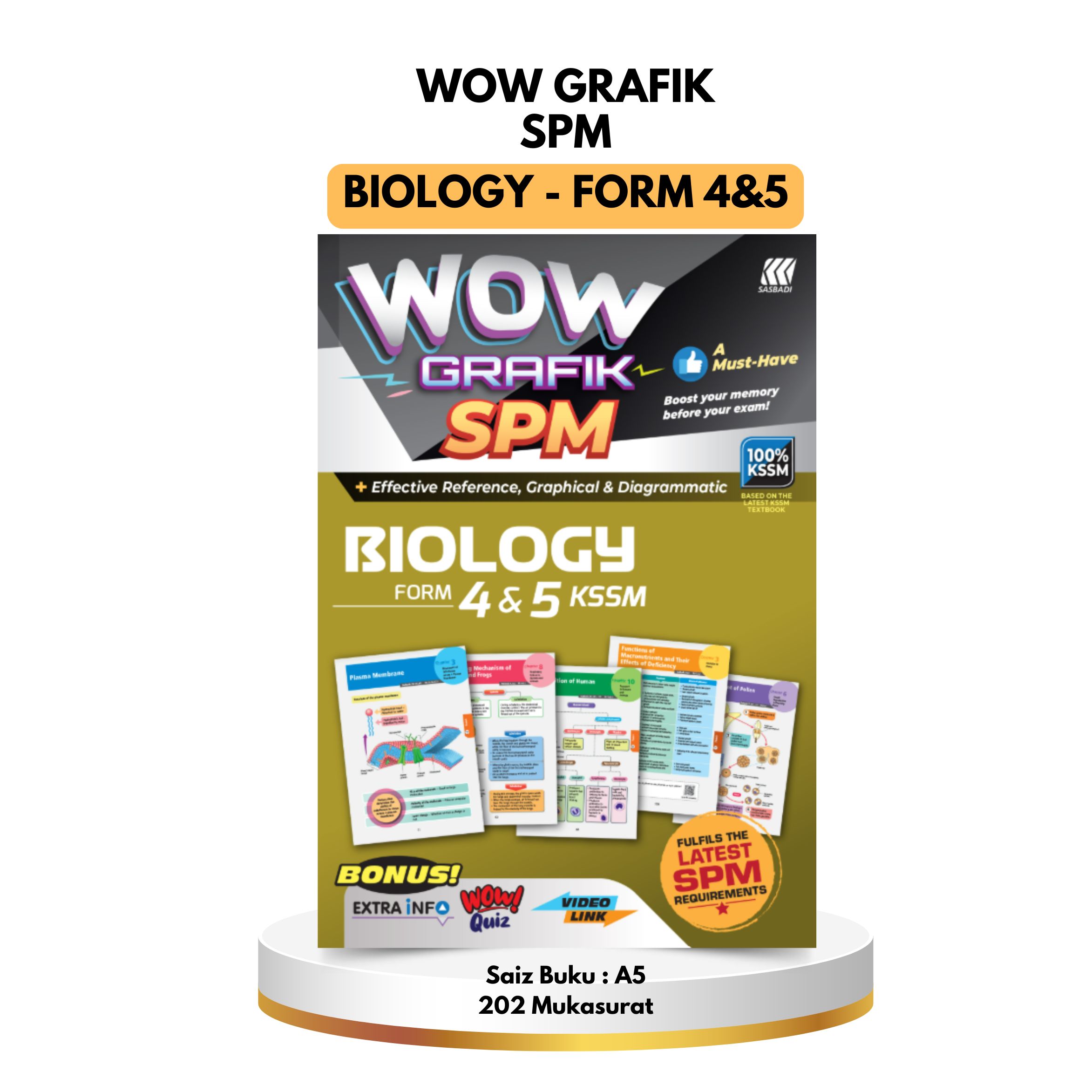 Buku Wow Grafik SPM - Biology Form 4&5