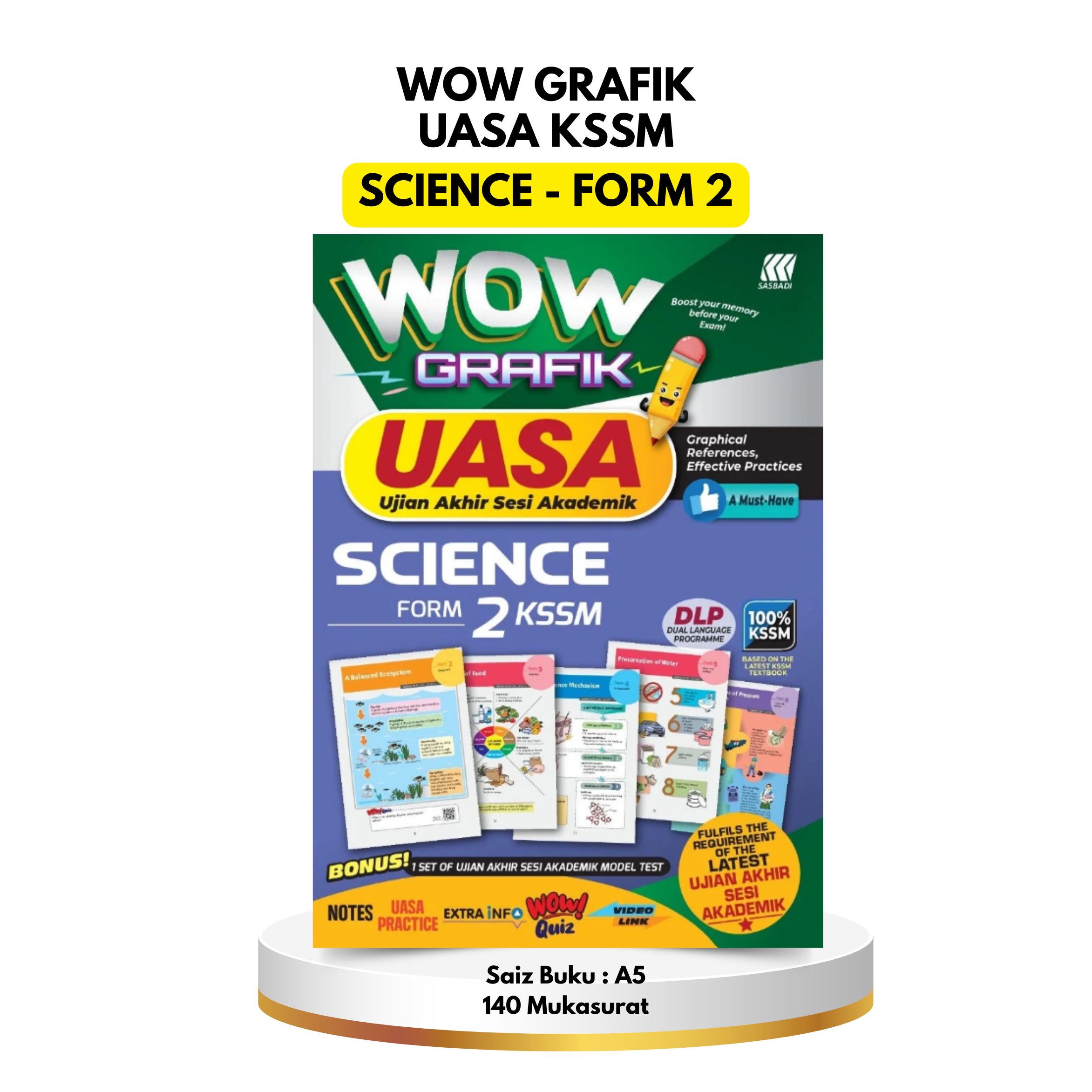 Buku Wow Grafik UASA KSSM - Science Form 2